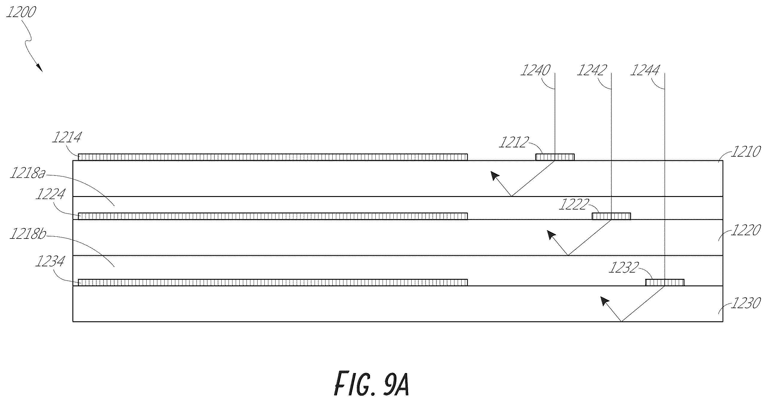 Patent US12504667 Figure 8 – Waveguide light multiplexer using crossed gratings