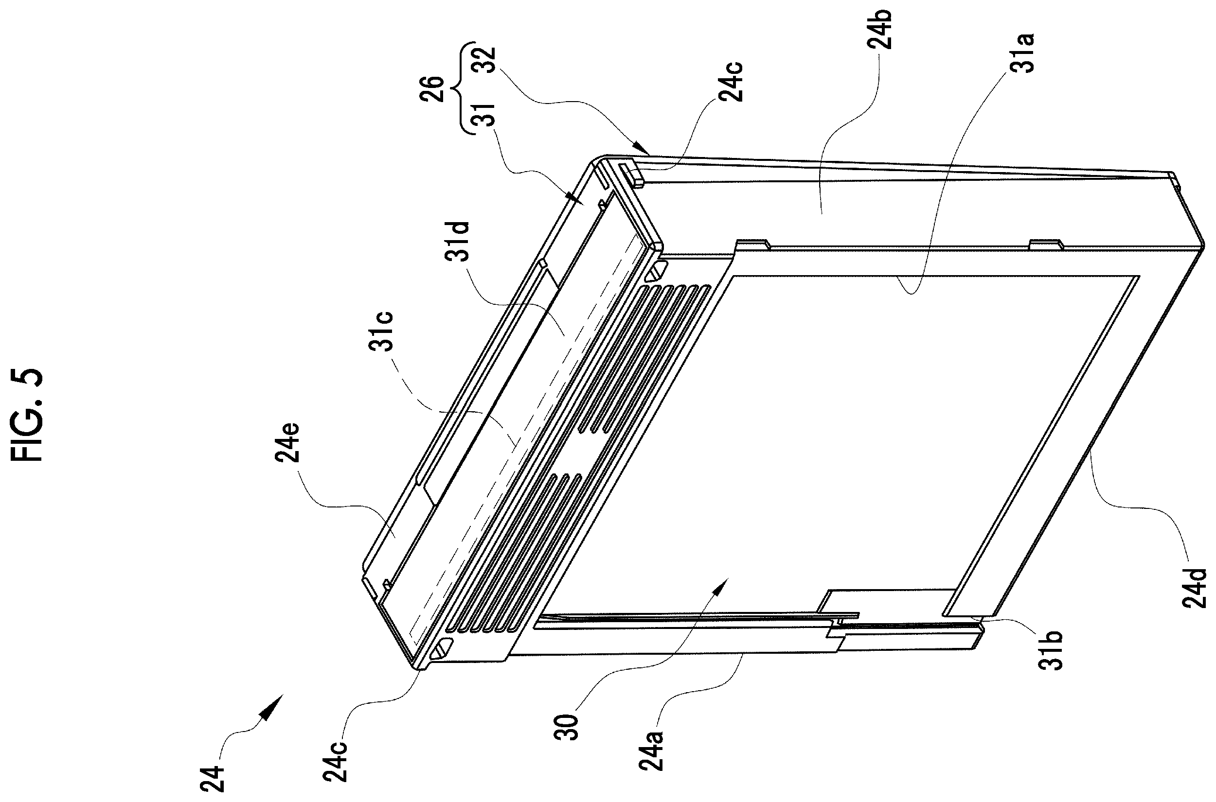 Patent US12504669 Figure 5 – Printer and digital camera including printer