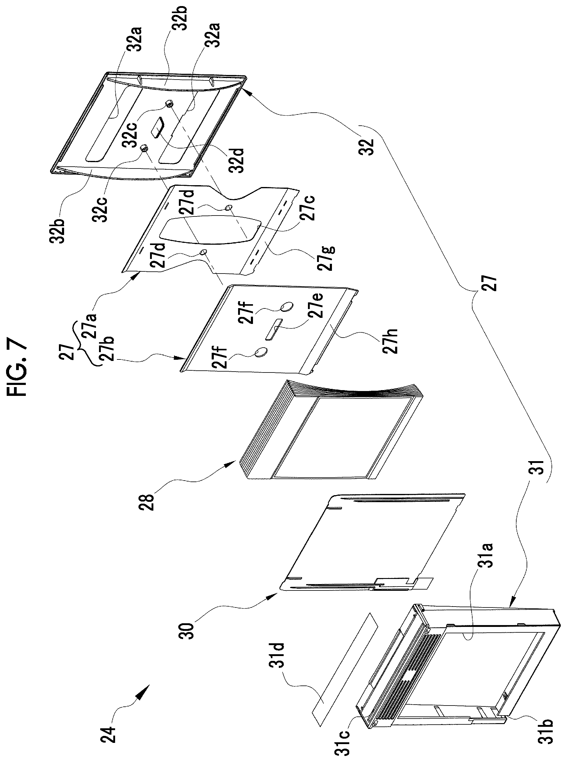 Patent US12504669 Figure 7 – Printer and digital camera including printer