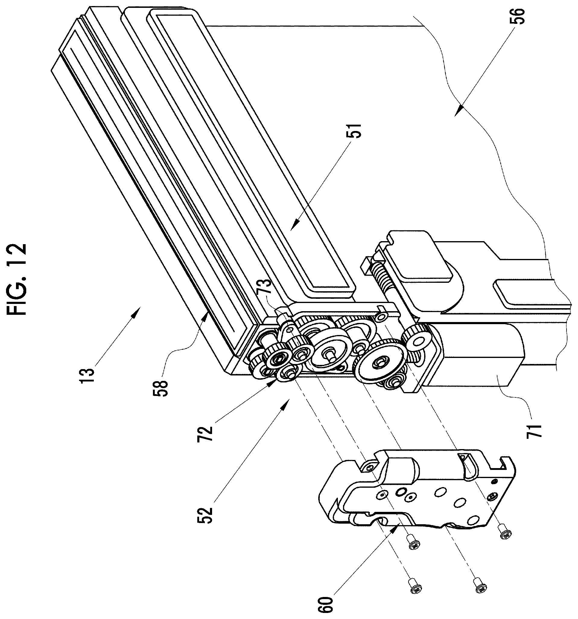 Patent US12504669 Figure 12 – Printer and digital camera including printer