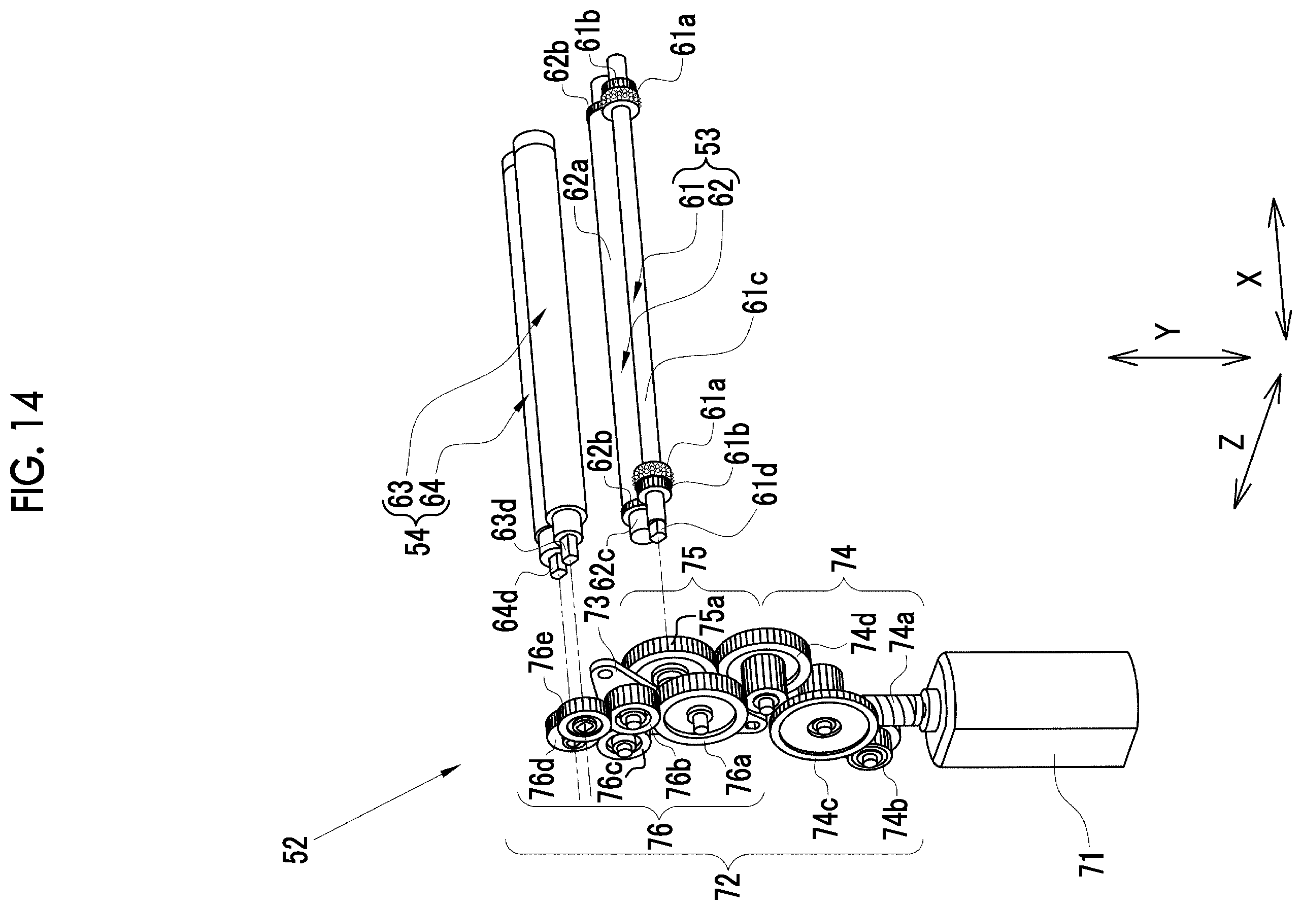Patent US12504669 Figure 14 – Printer and digital camera including printer