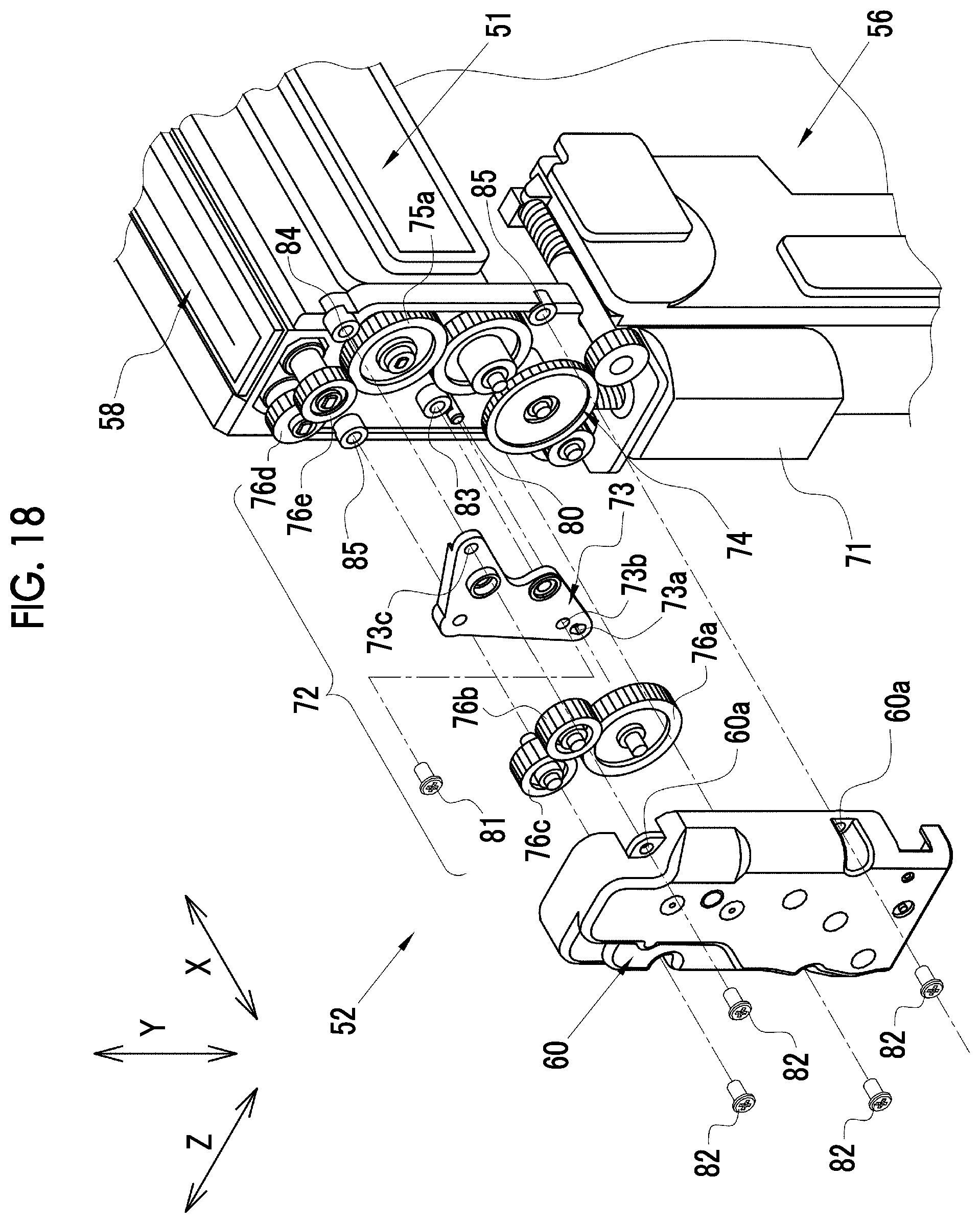 Patent US12504669 Figure 18 – Printer and digital camera including printer