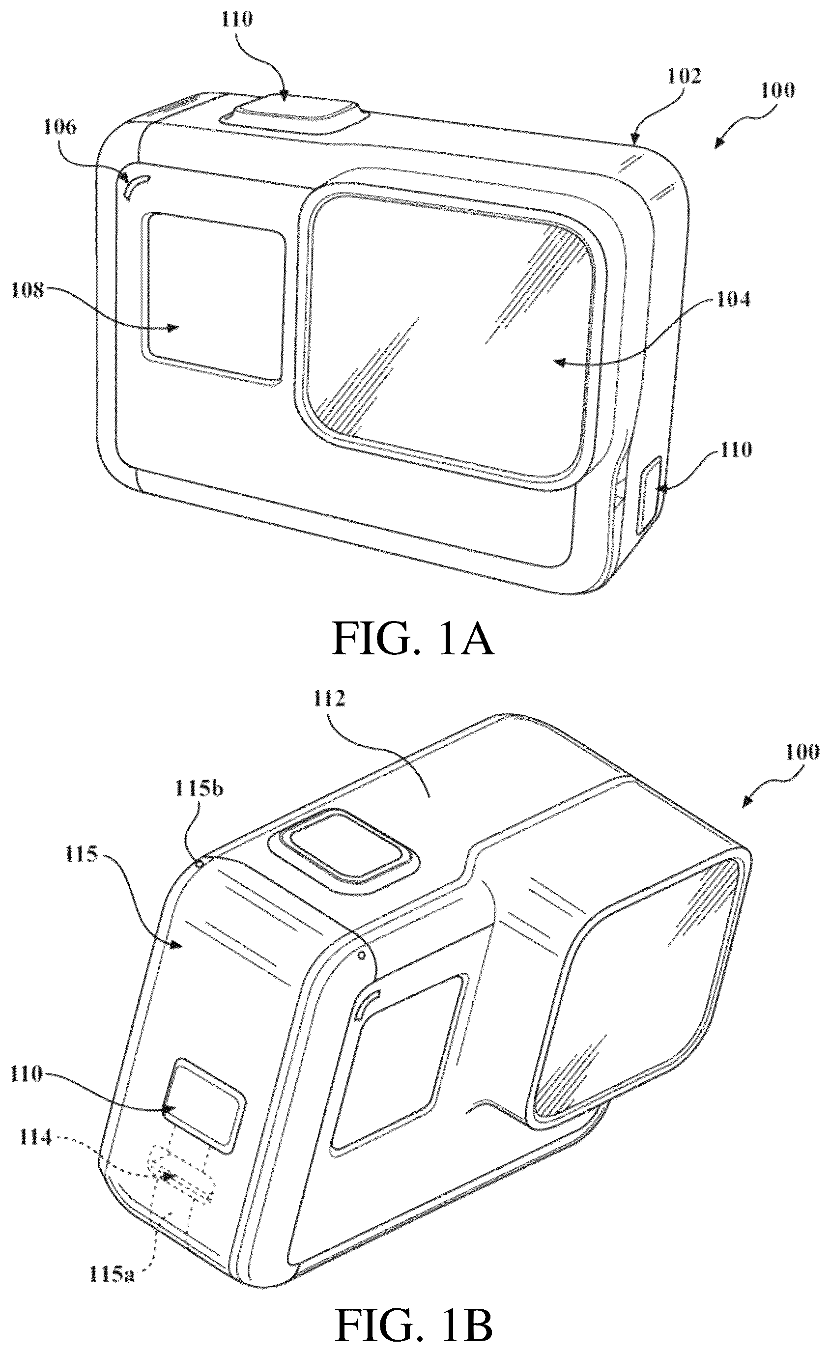Patent US12504671 Figure 1 – Integrated sensor-optical component accessory for image capture device
