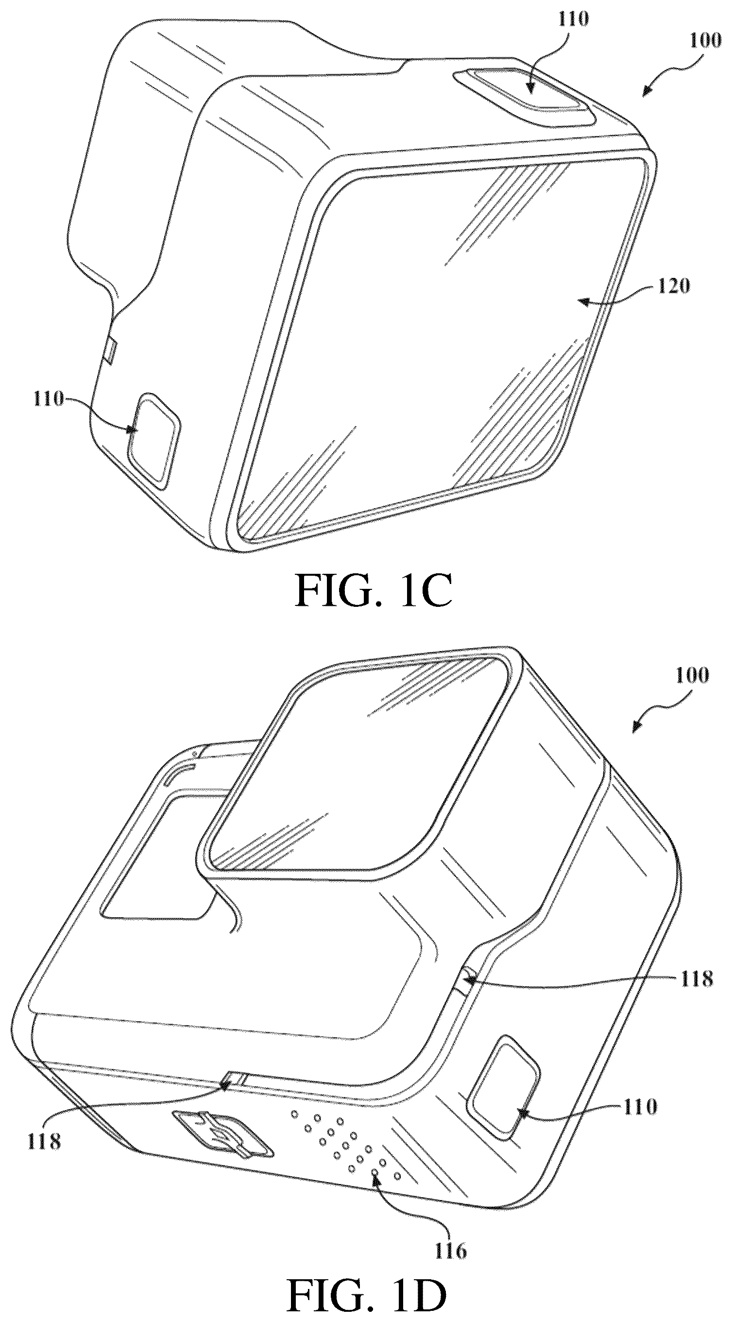 Patent US12504671 Figure 2 – Integrated sensor-optical component accessory for image capture device
