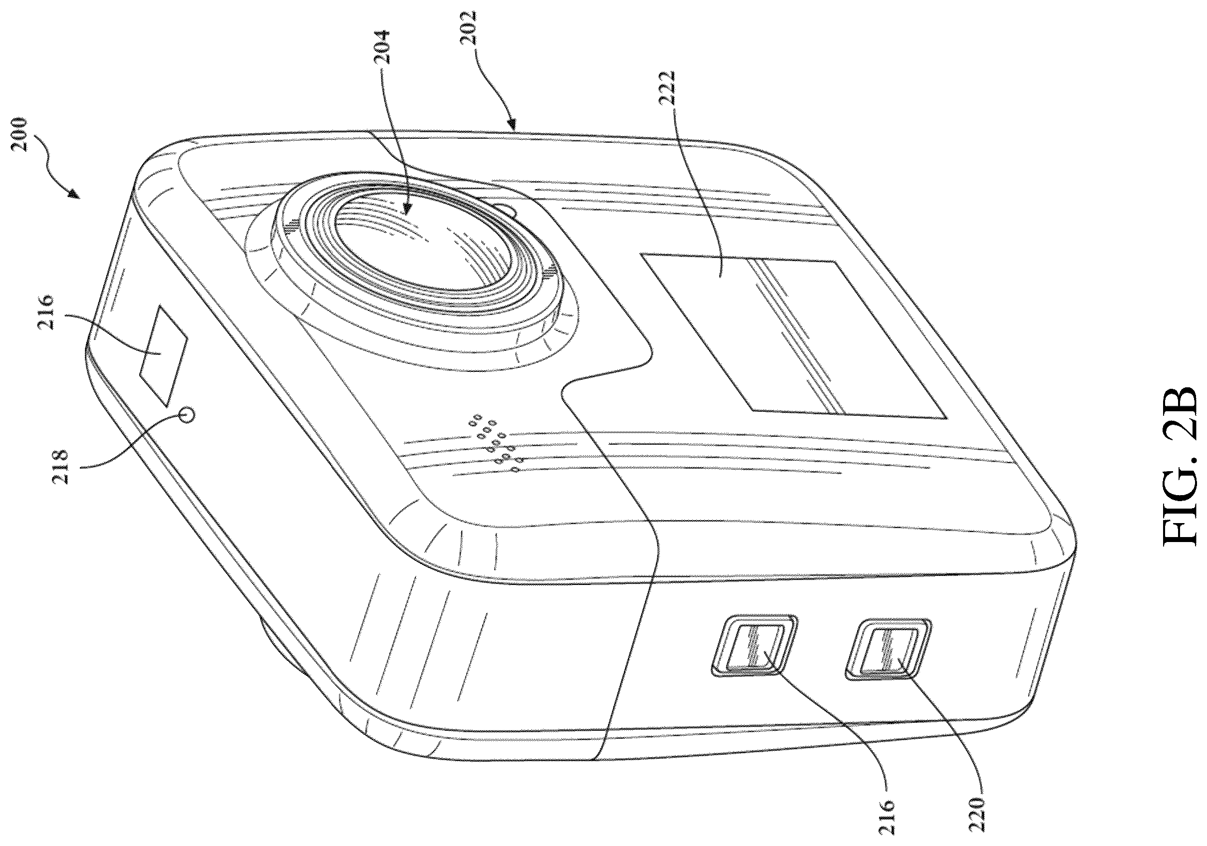 Patent US12504671 Figure 4 – Integrated sensor-optical component accessory for image capture device