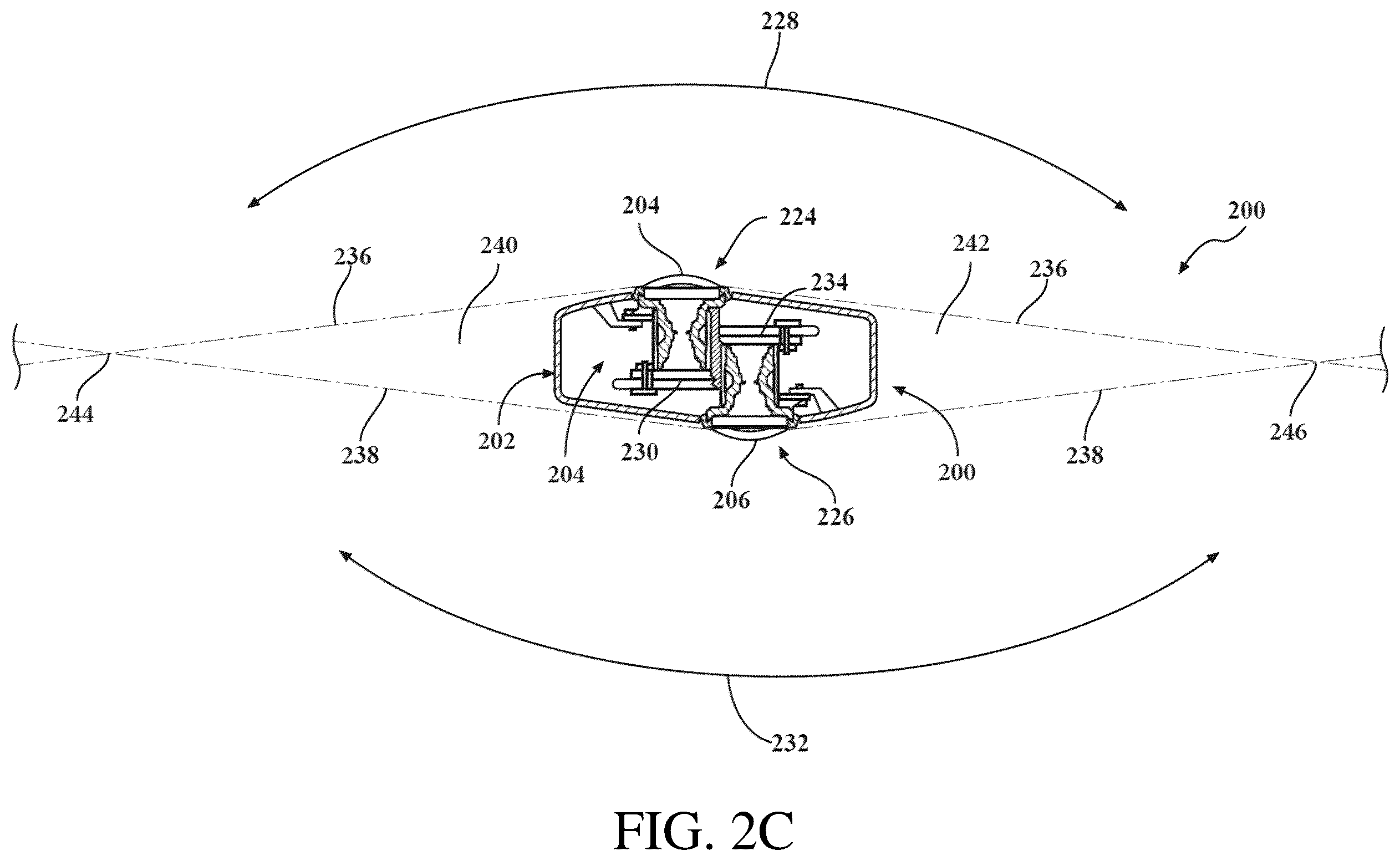 Patent US12504671 Figure 5 – Integrated sensor-optical component accessory for image capture device