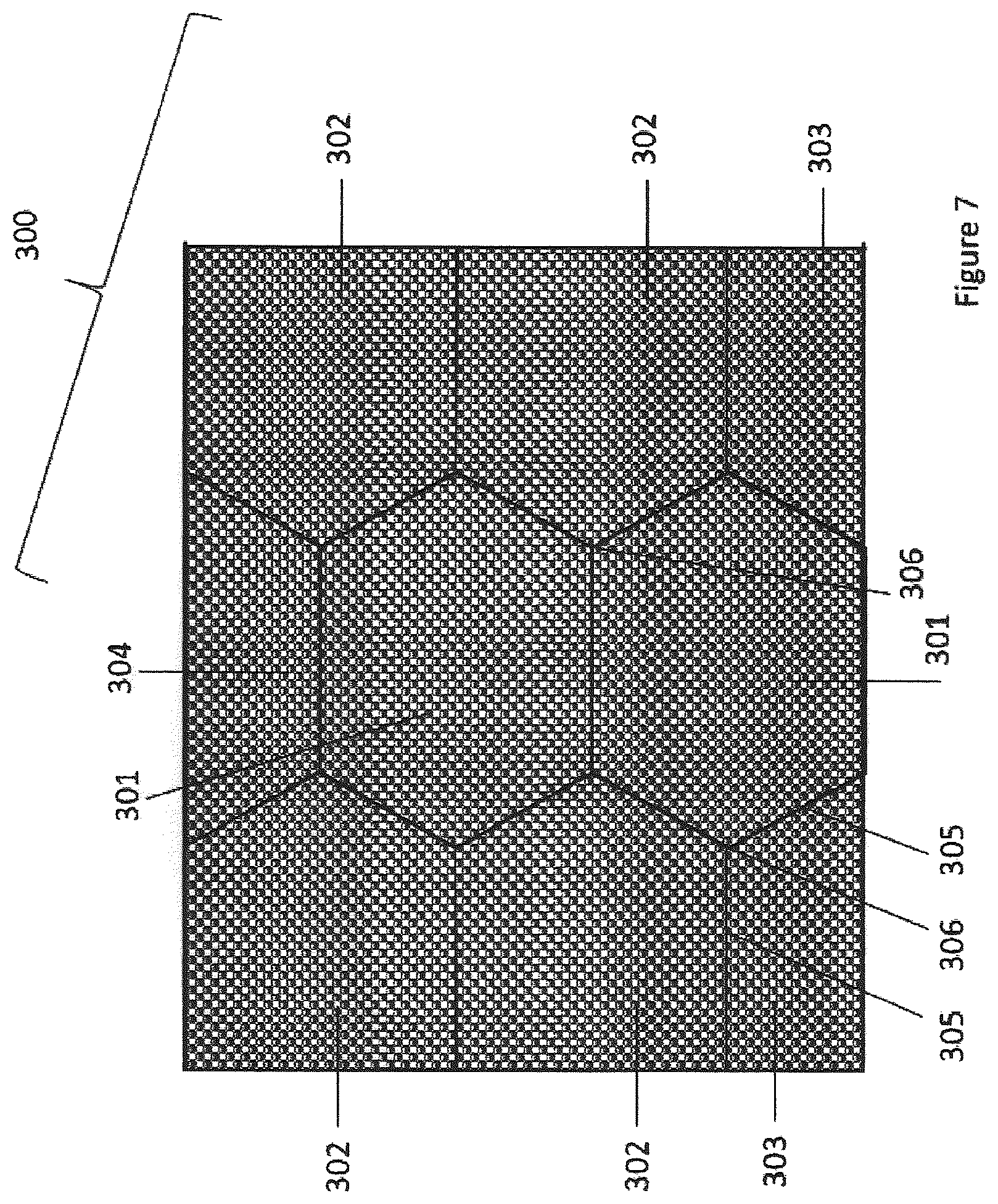 Patent US12504685 Figure 7 – Tiled flexible stamp