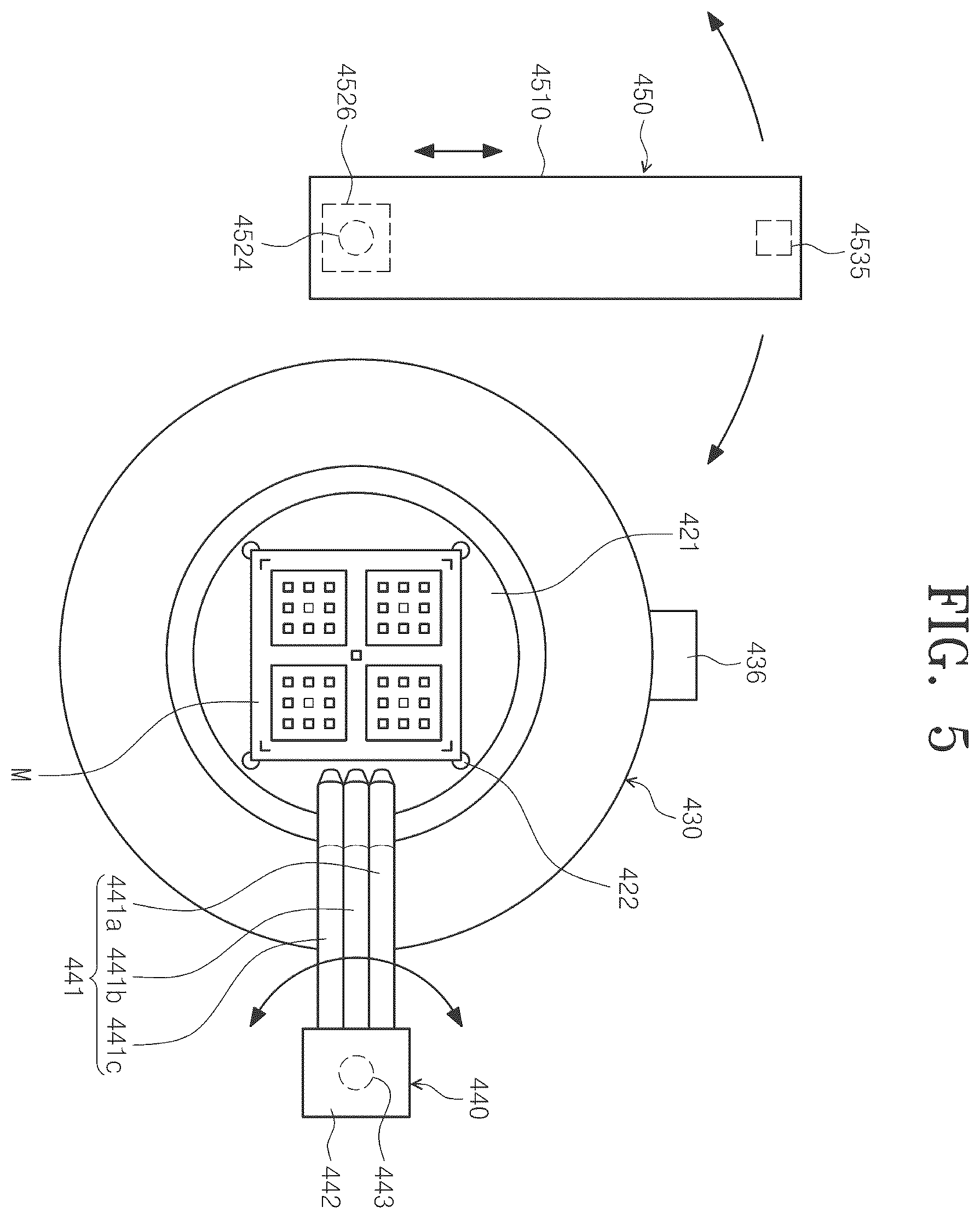 Patent US12504690 Figure 5 – Apparatus for treating substrate and method for treating a substrate