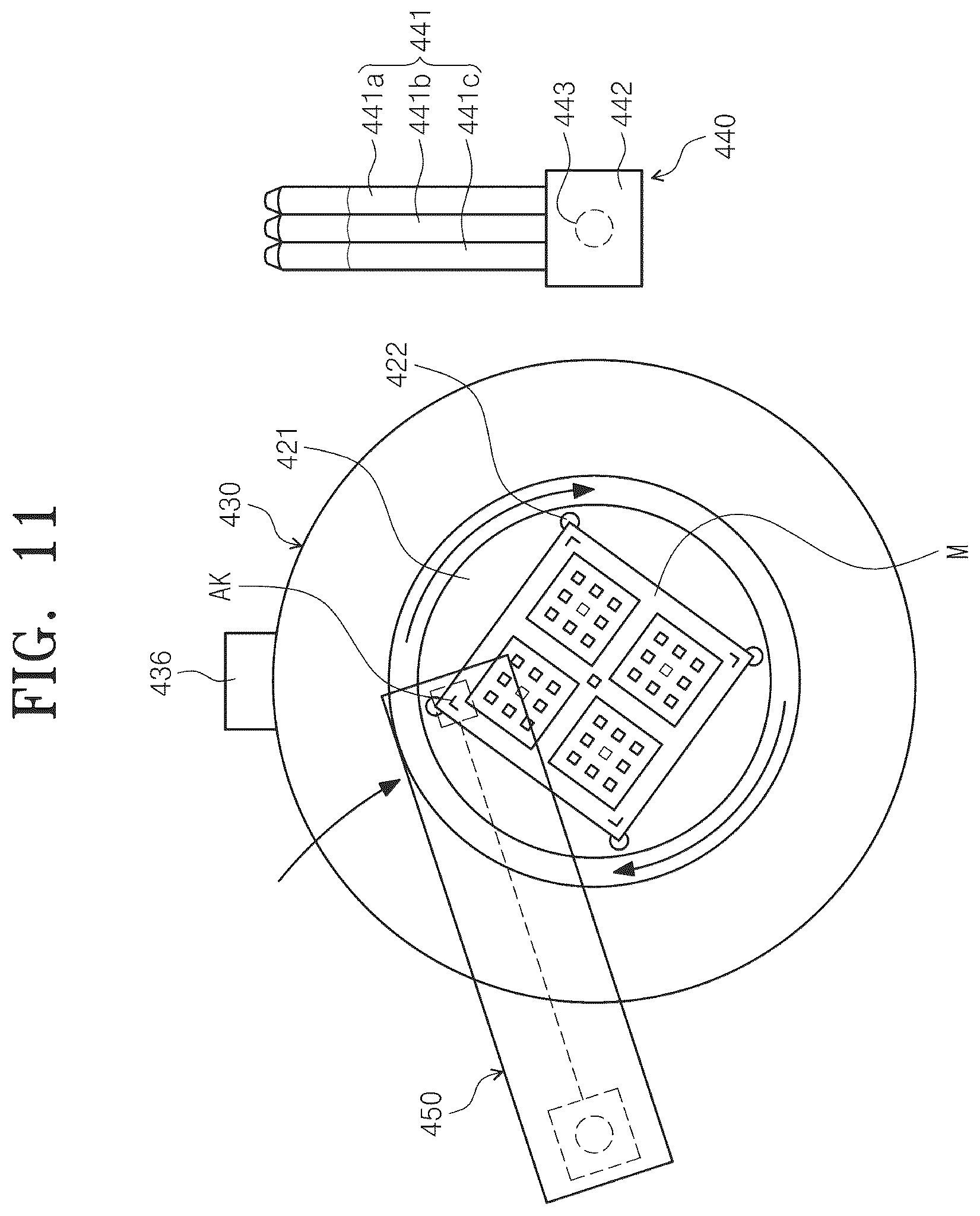 Patent US12504690 Figure 9 – Apparatus for treating substrate and method for treating a substrate