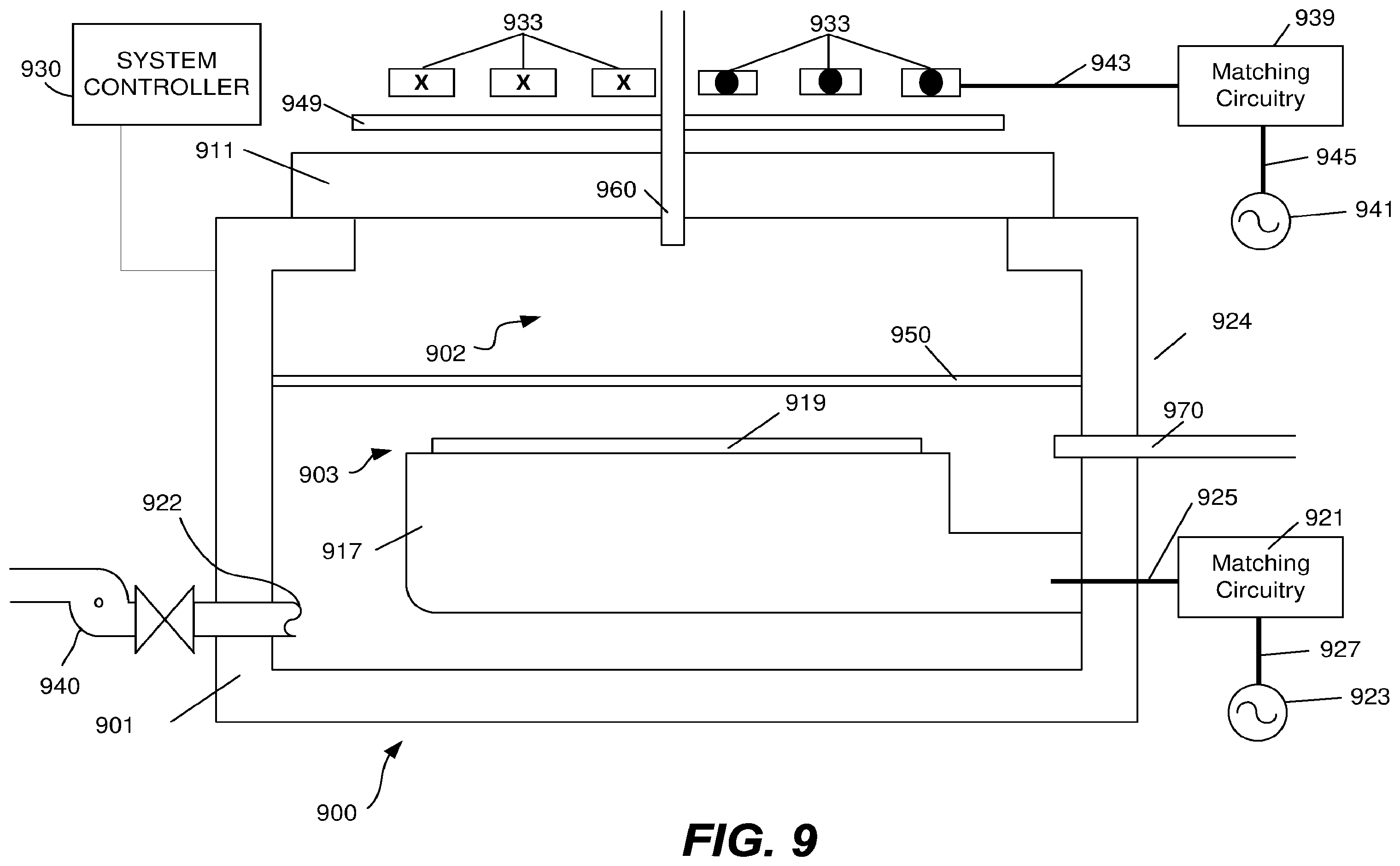 Patent US12504692 Figure 9 – Cyclic development of metal oxide based photoresist for etch stop deterrence