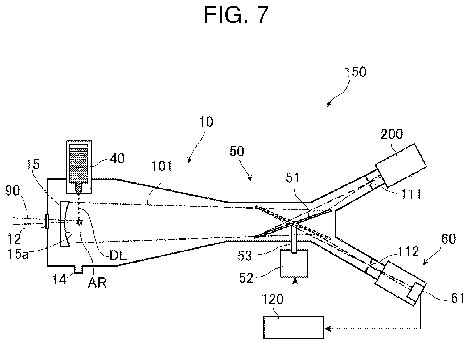 Patent US12504694 Figure 7 – Extreme ultraviolet light generation chamber device and electronic device manufacturing method