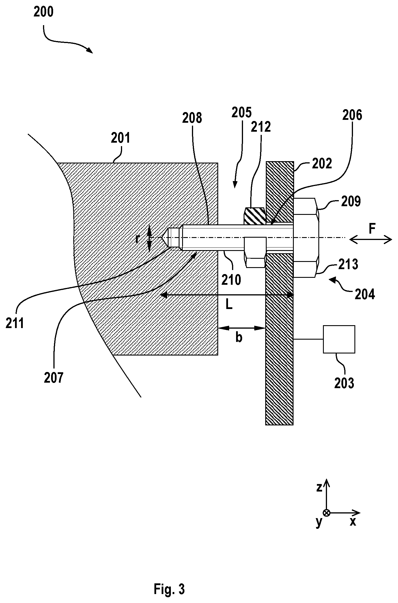 Patent US12504698 Figure 4 – Mounting for a lithography system, and lithography system