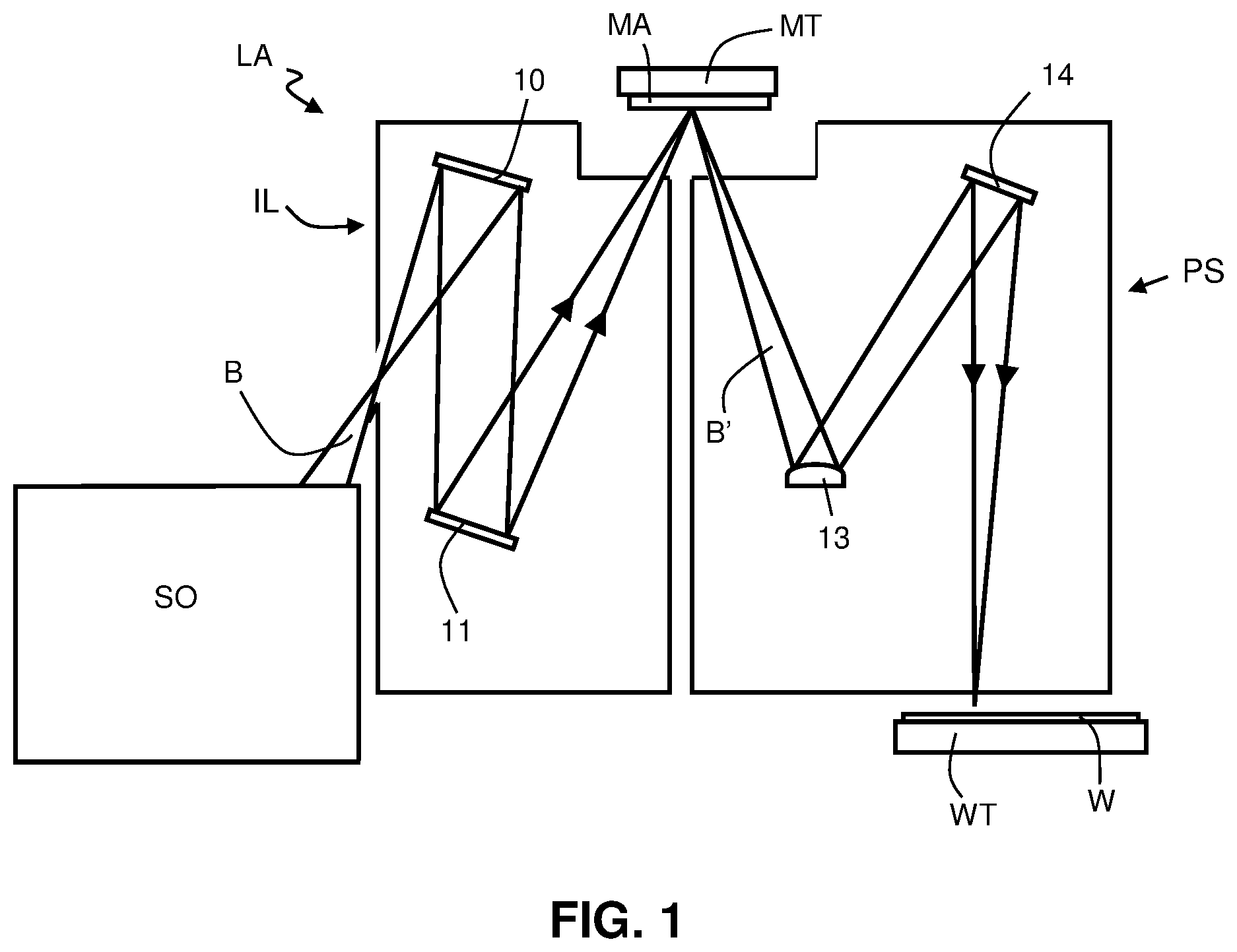 Patent US12504699 Figure 1 – Charge dissipative reticle table cleaning reticle
