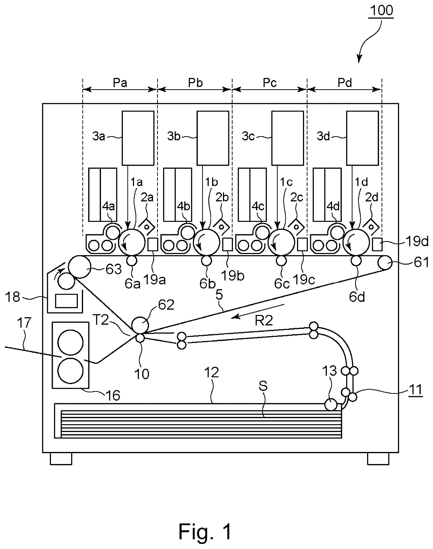 Patent US12504703 Figure 1 – Developing apparatus