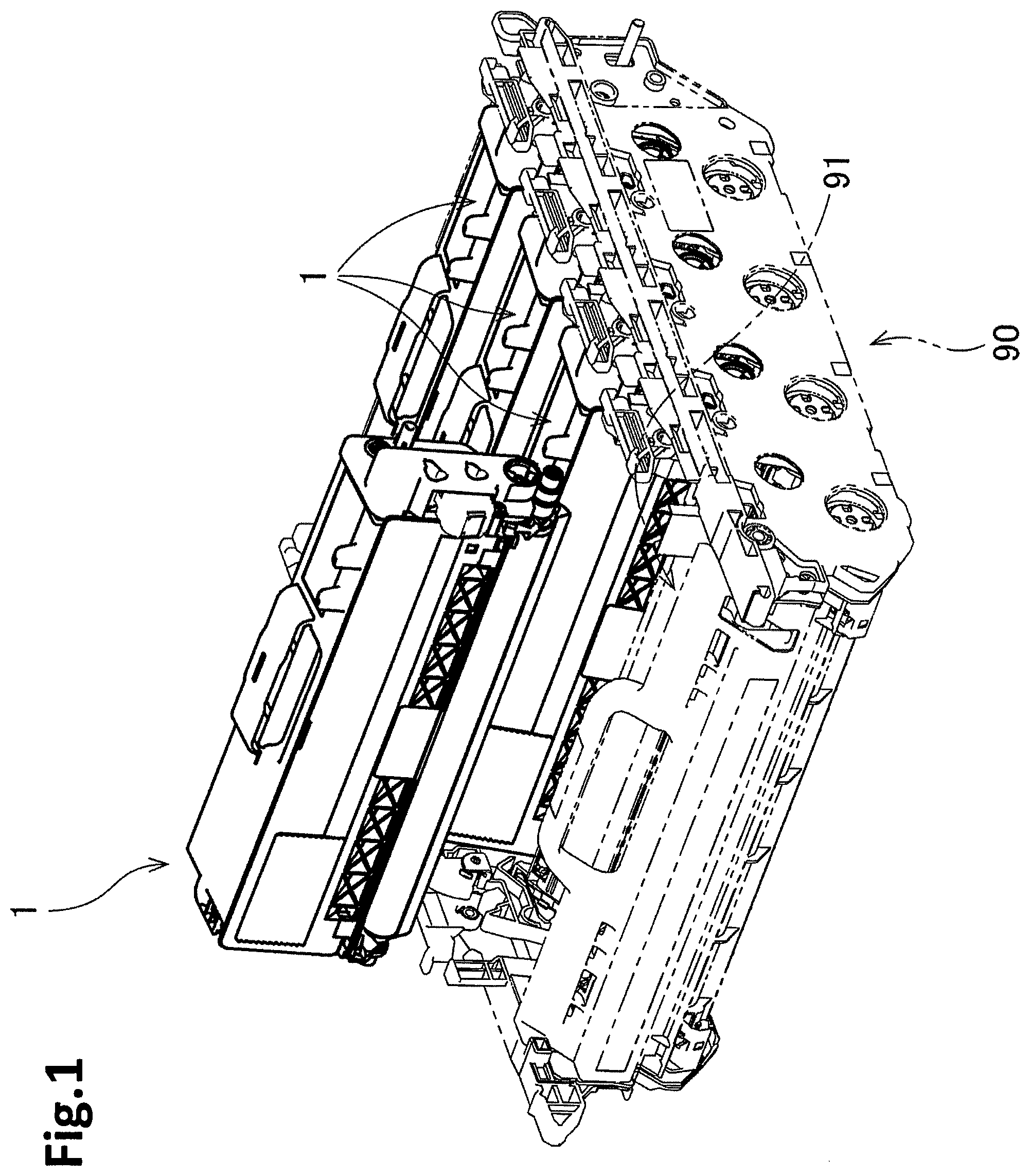 Patent US12504704 Figure 1 – Developing cartridge capable of reducing size of image forming apparatus