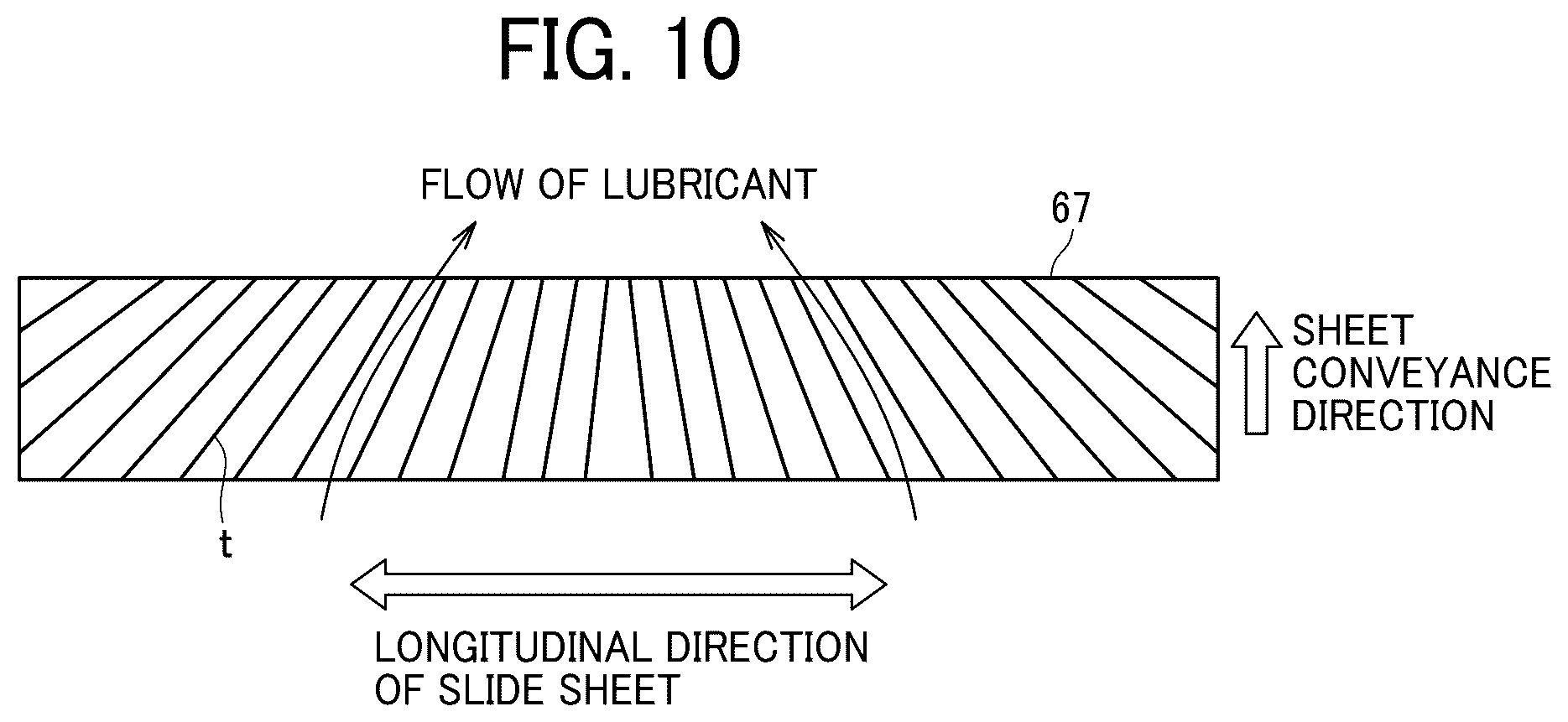 Patent US12504705 Figure 8 – Fixing device and image forming apparatus incorporating the same including a slide sheet with adhesive to bond the slide sheet