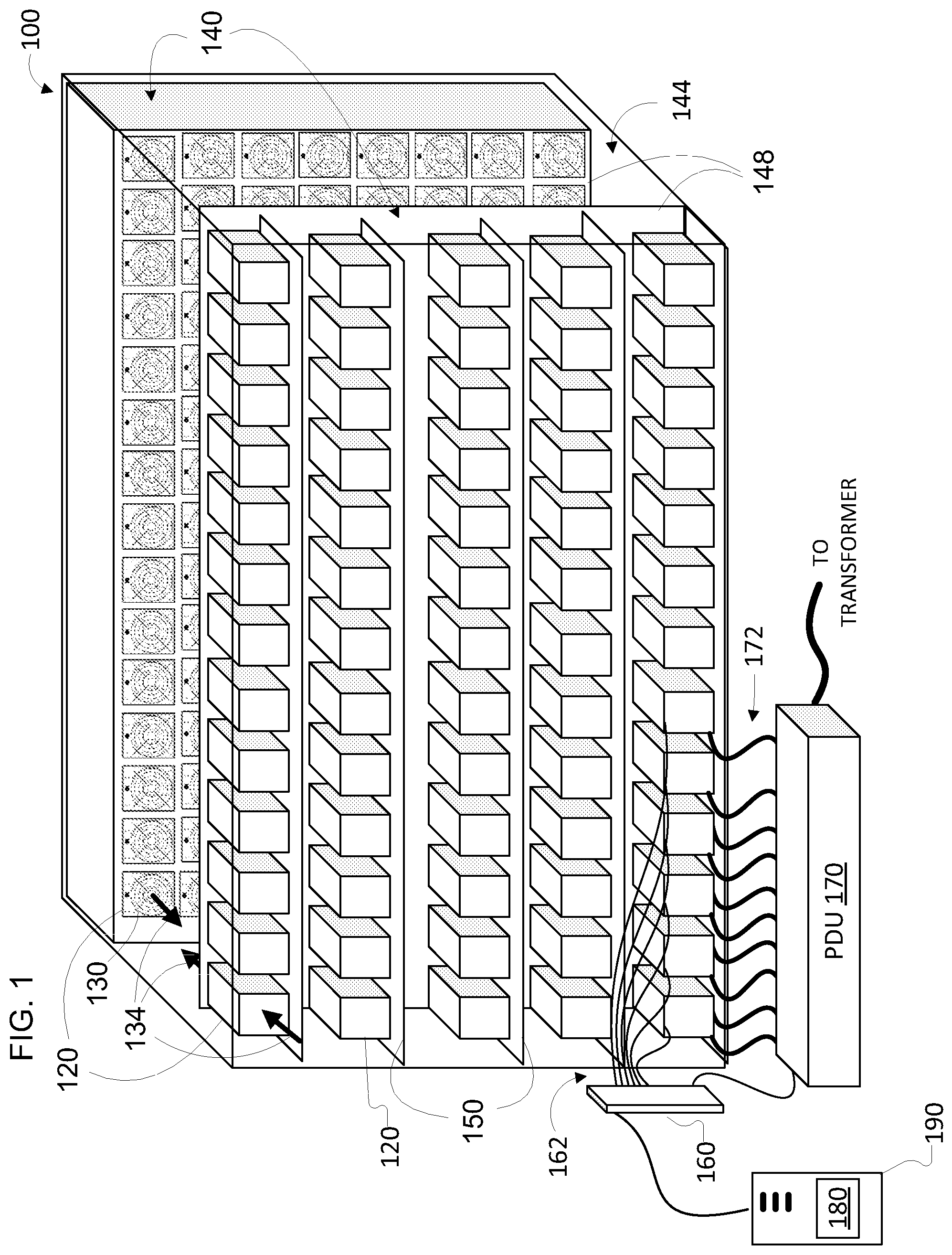 Patent US12504707 Figure 1 – Identifying computing devices in a data center