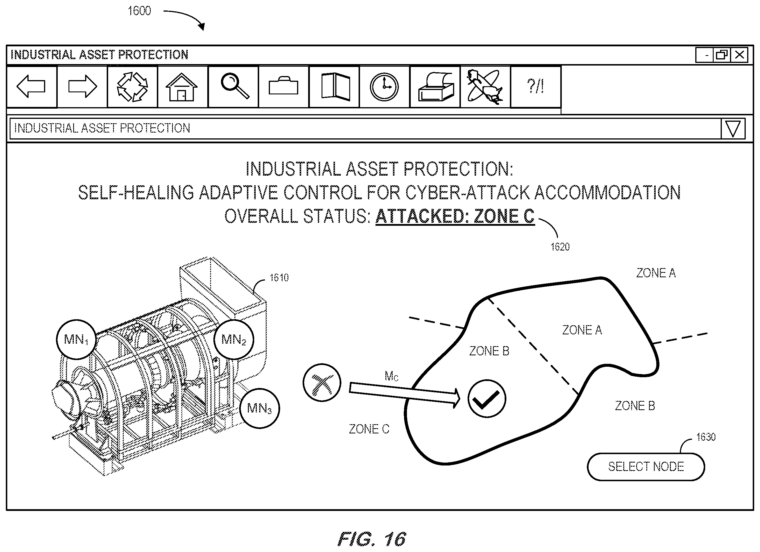 Patent US12504725 Figure 16 – Self-healing adaptive controller for industrial asset abnormality accommodation