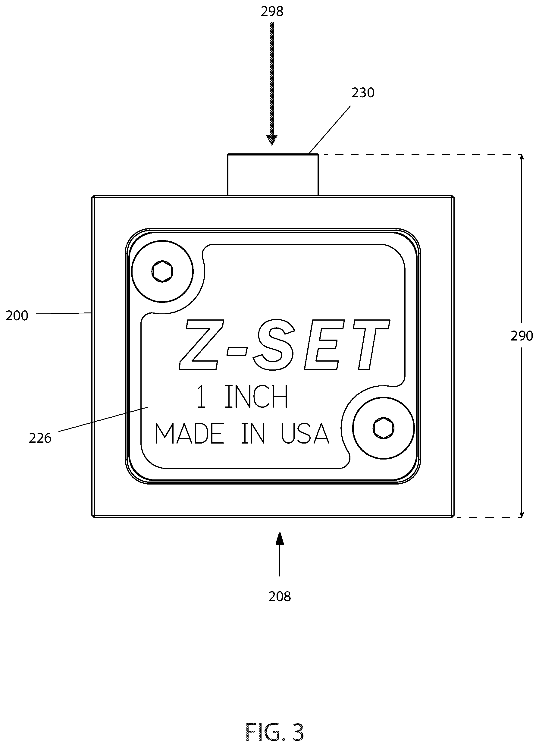 Patent US12504735 Figure 3 – Z-axis setting tool
