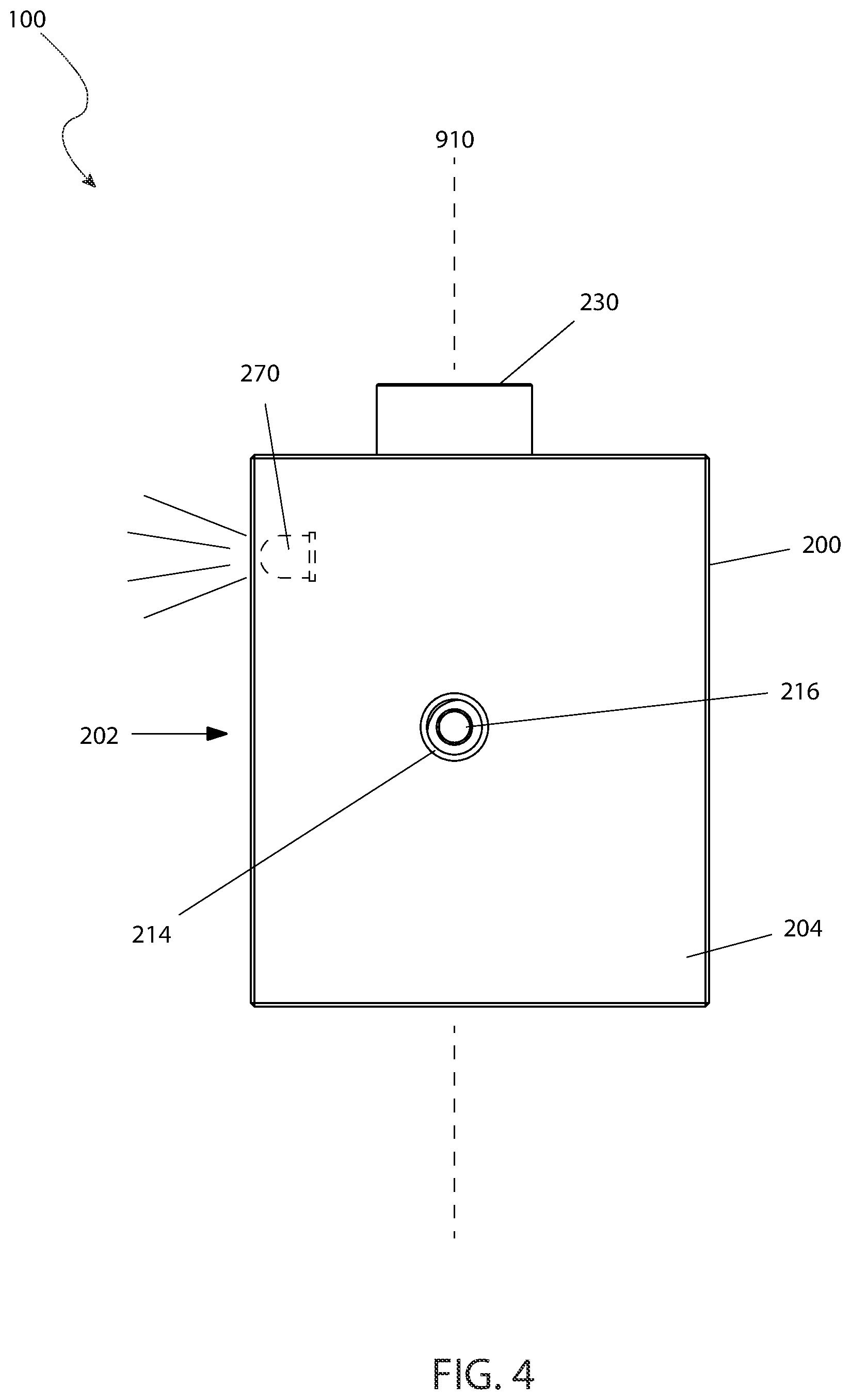 Patent US12504735 Figure 4 – Z-axis setting tool