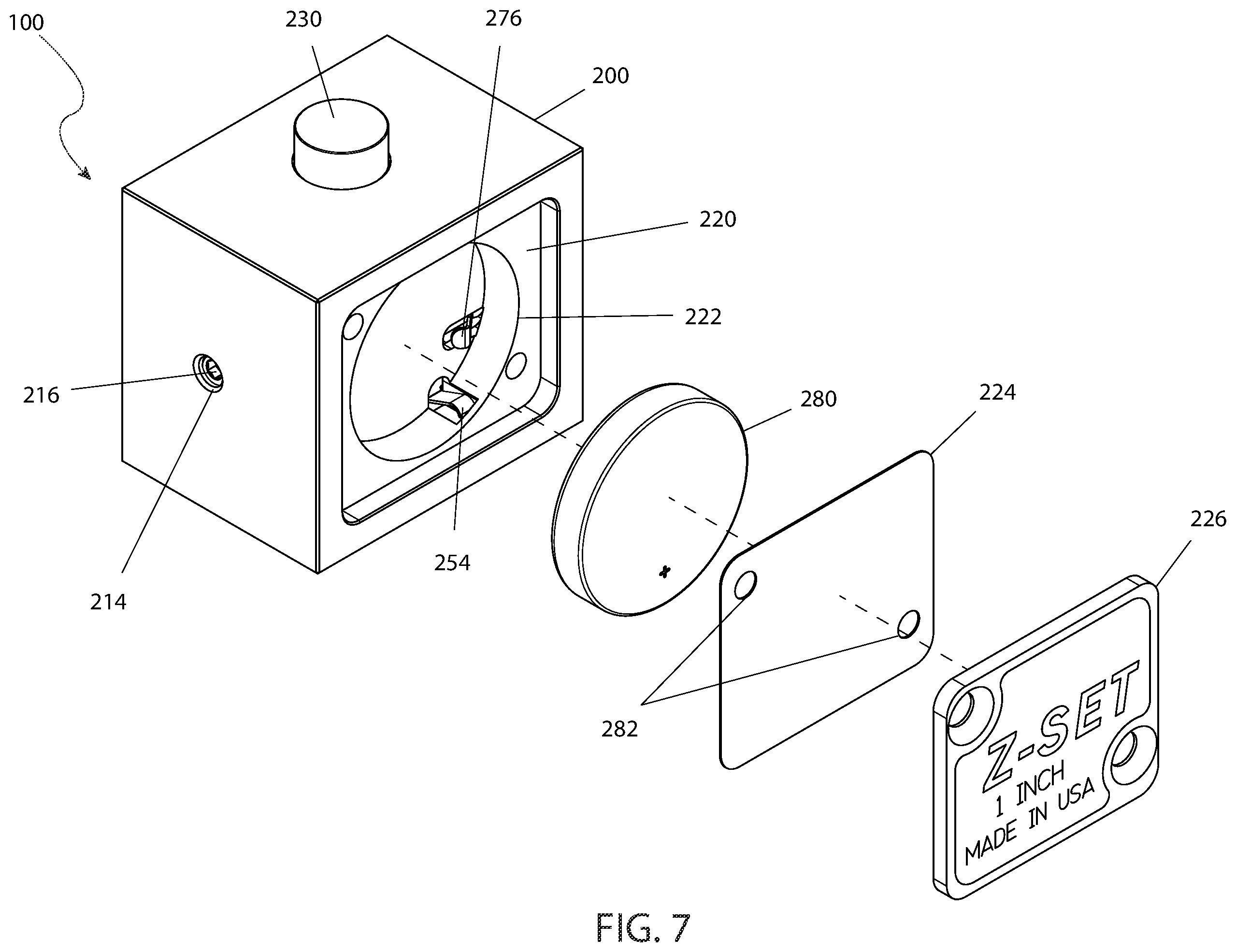 Patent US12504735 Figure 7 – Z-axis setting tool