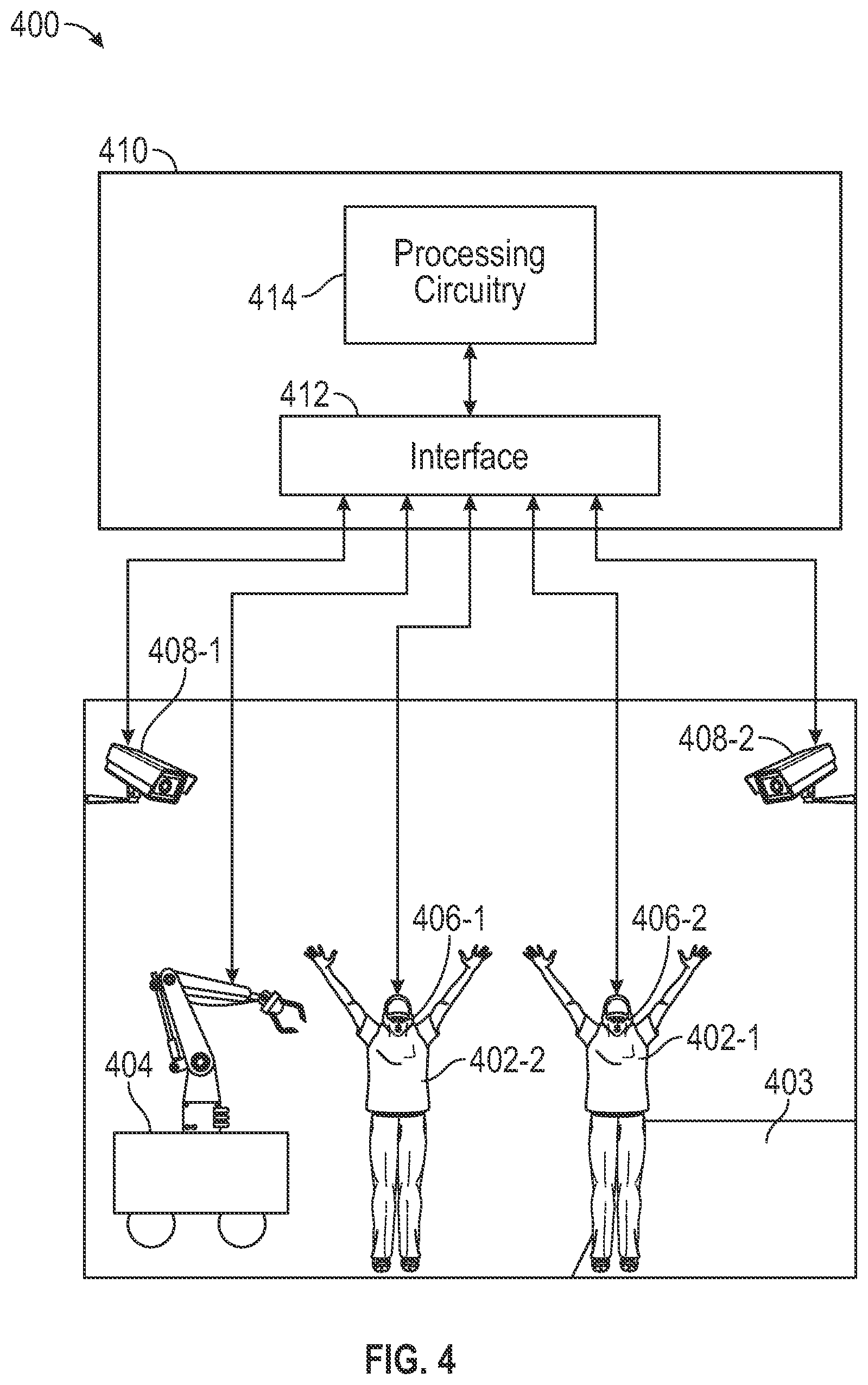 Patent US12504737 Figure 4 – Autonomous mobile entity (AME) risk monitoring and maneuvering systems