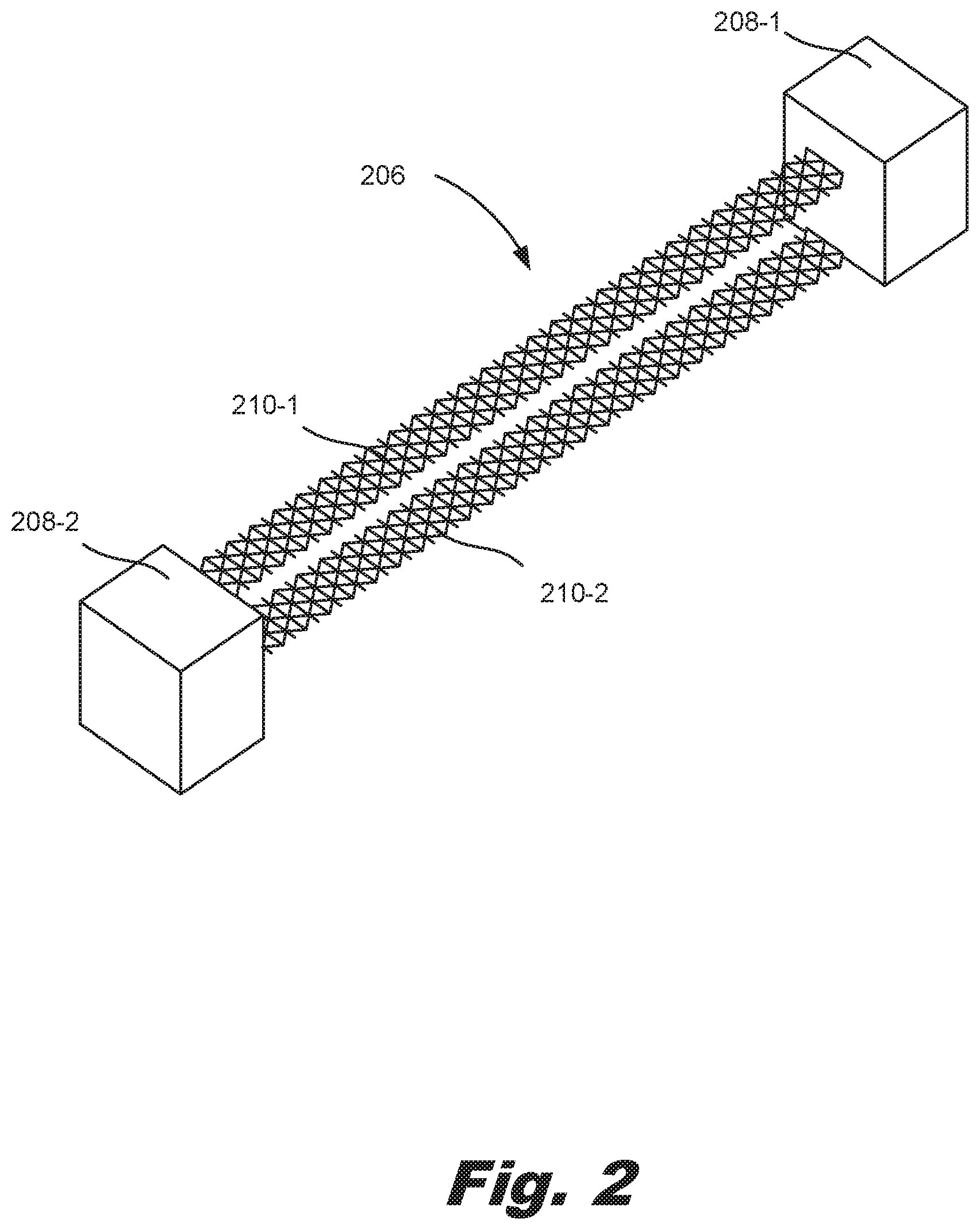 Patent US12504739 Figure 2 – System and method for generating three-dimensional latticed conductive elements