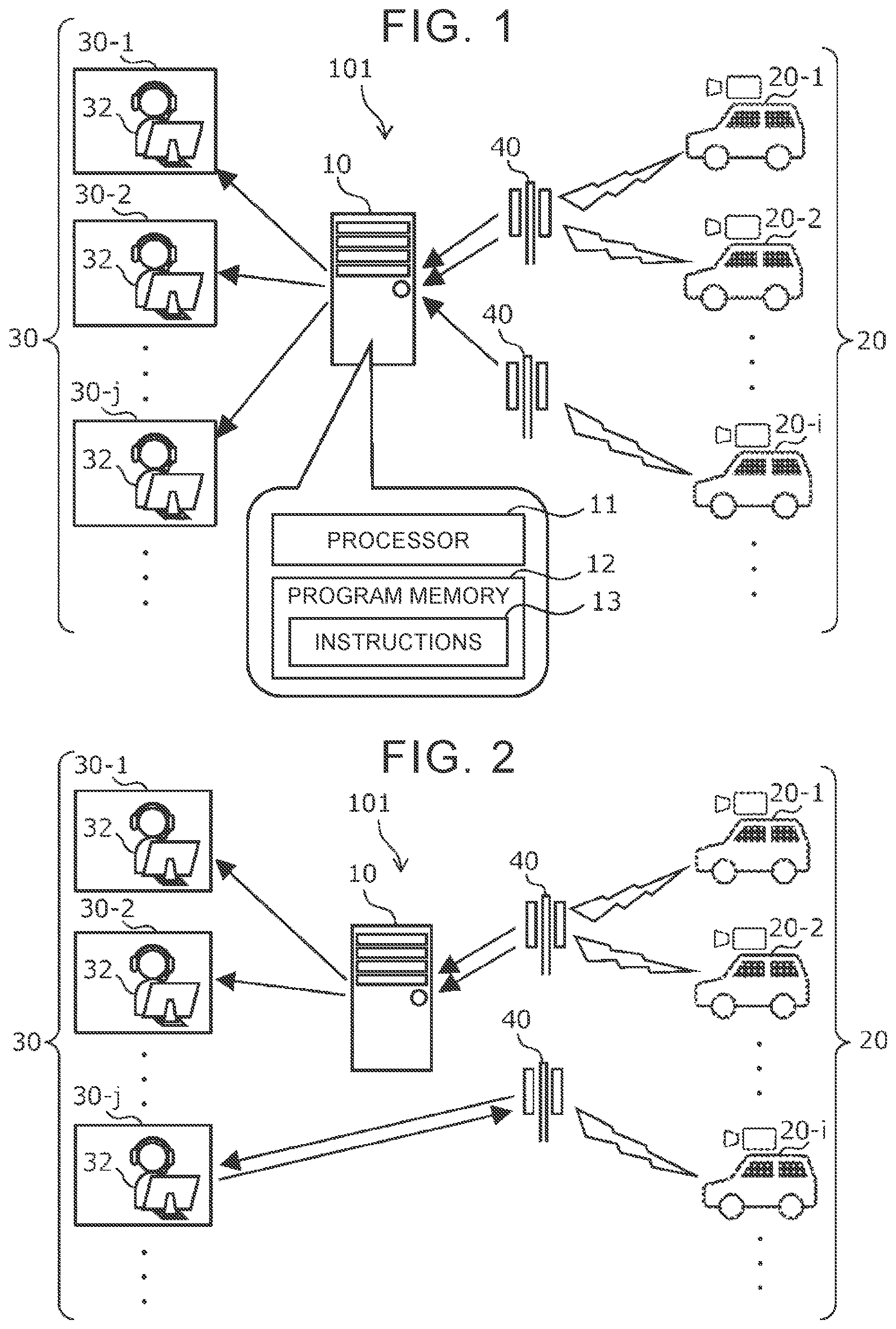 Patent US12504755 Figure 1 – System, method, and storage medium for selectively providing remote monitoring and remote driving to a mobile object