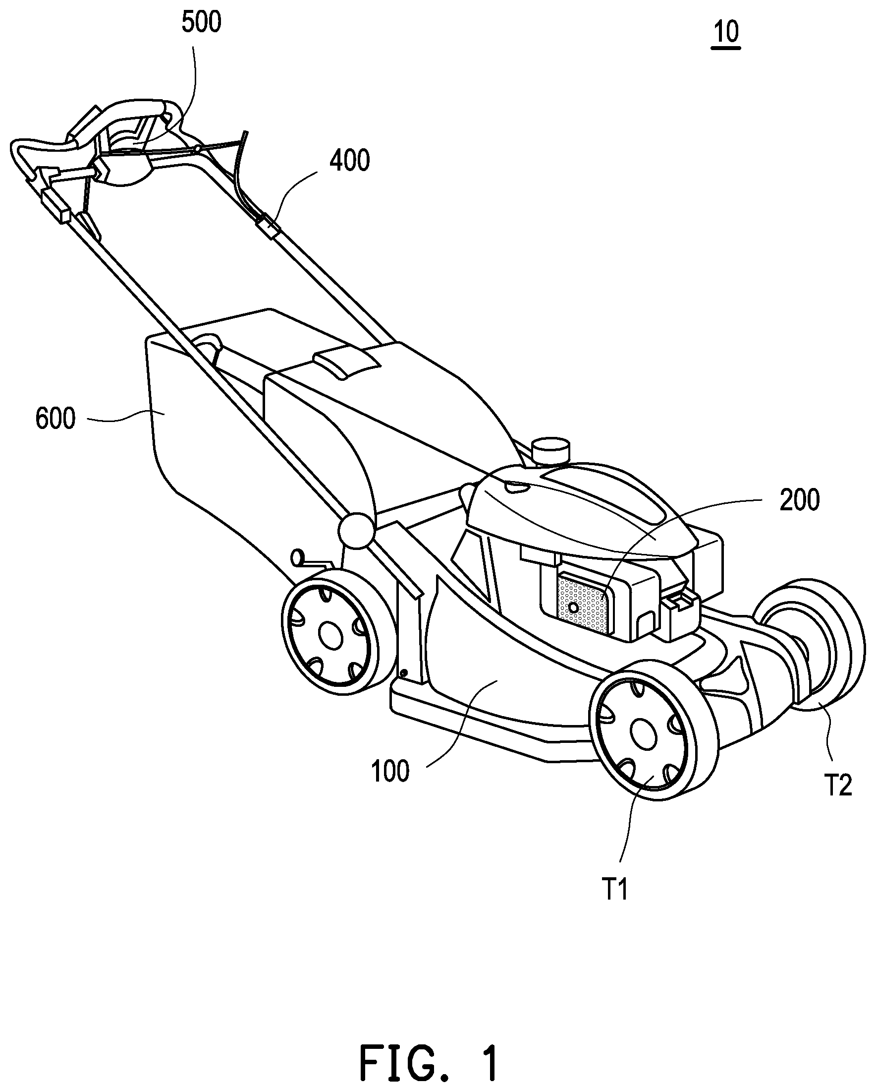 Patent US12504760 Figure 1 – Work range calculator for electric lawn mower