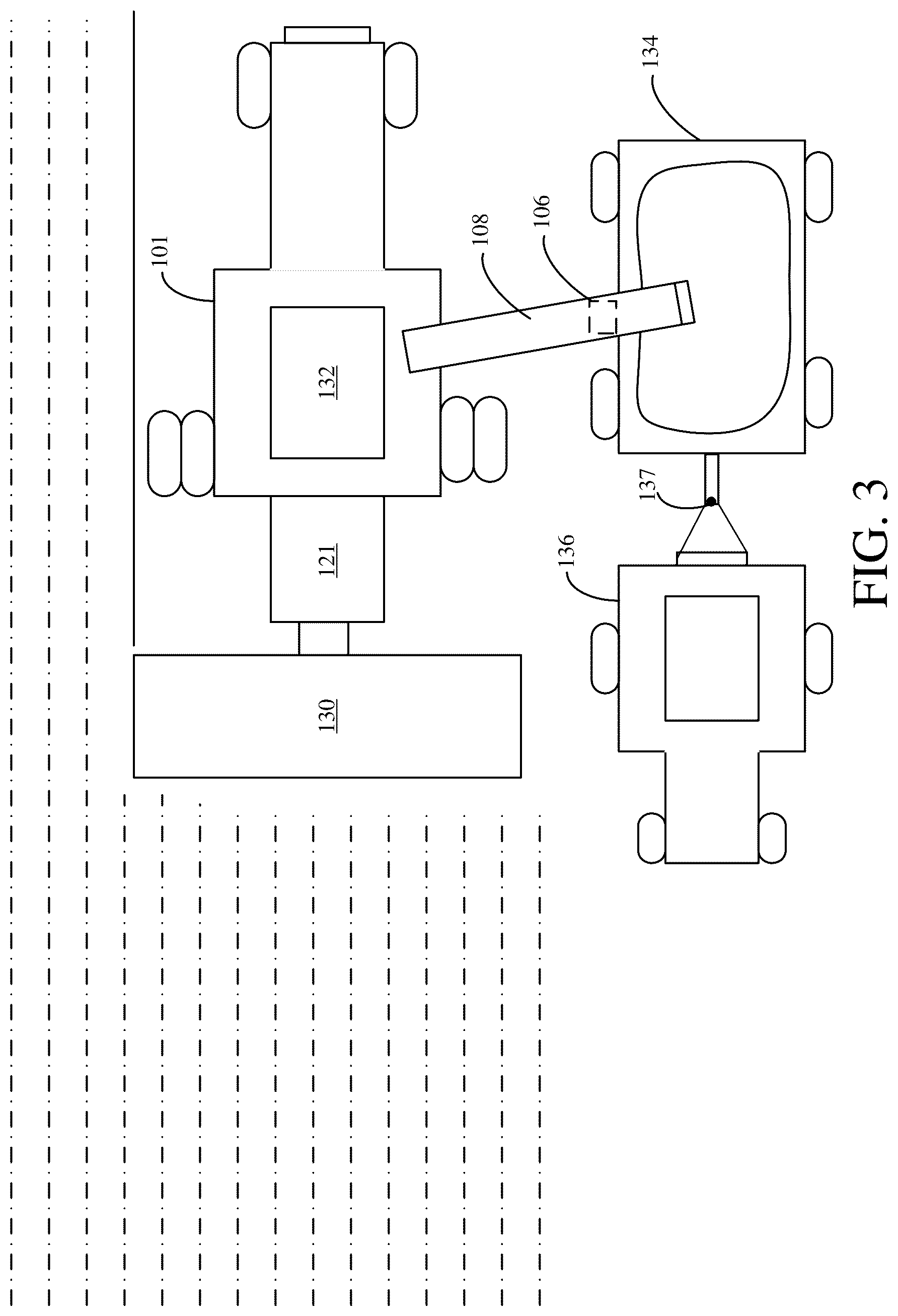 Patent US12504763 Figure 3 – Nudge proximity indication during control of an unloading operation