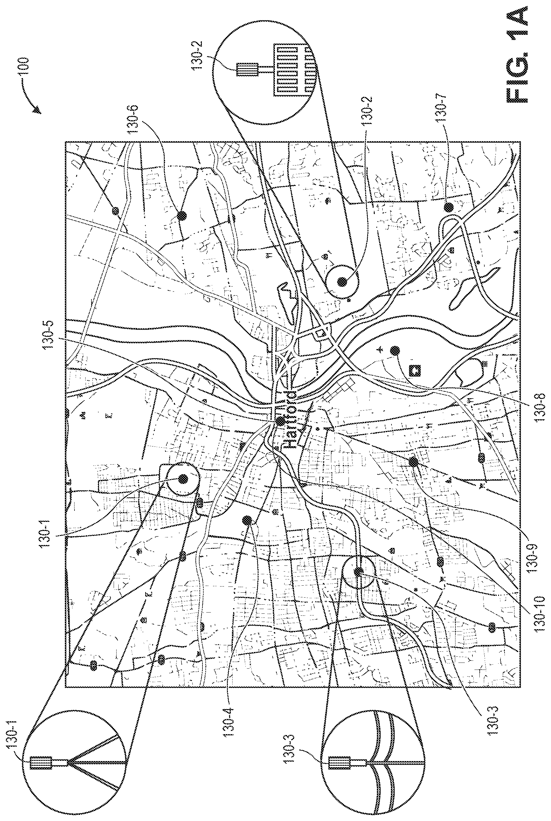Patent US12504764 Figure 1 – Determining local wind variability for operations of aerial vehicles