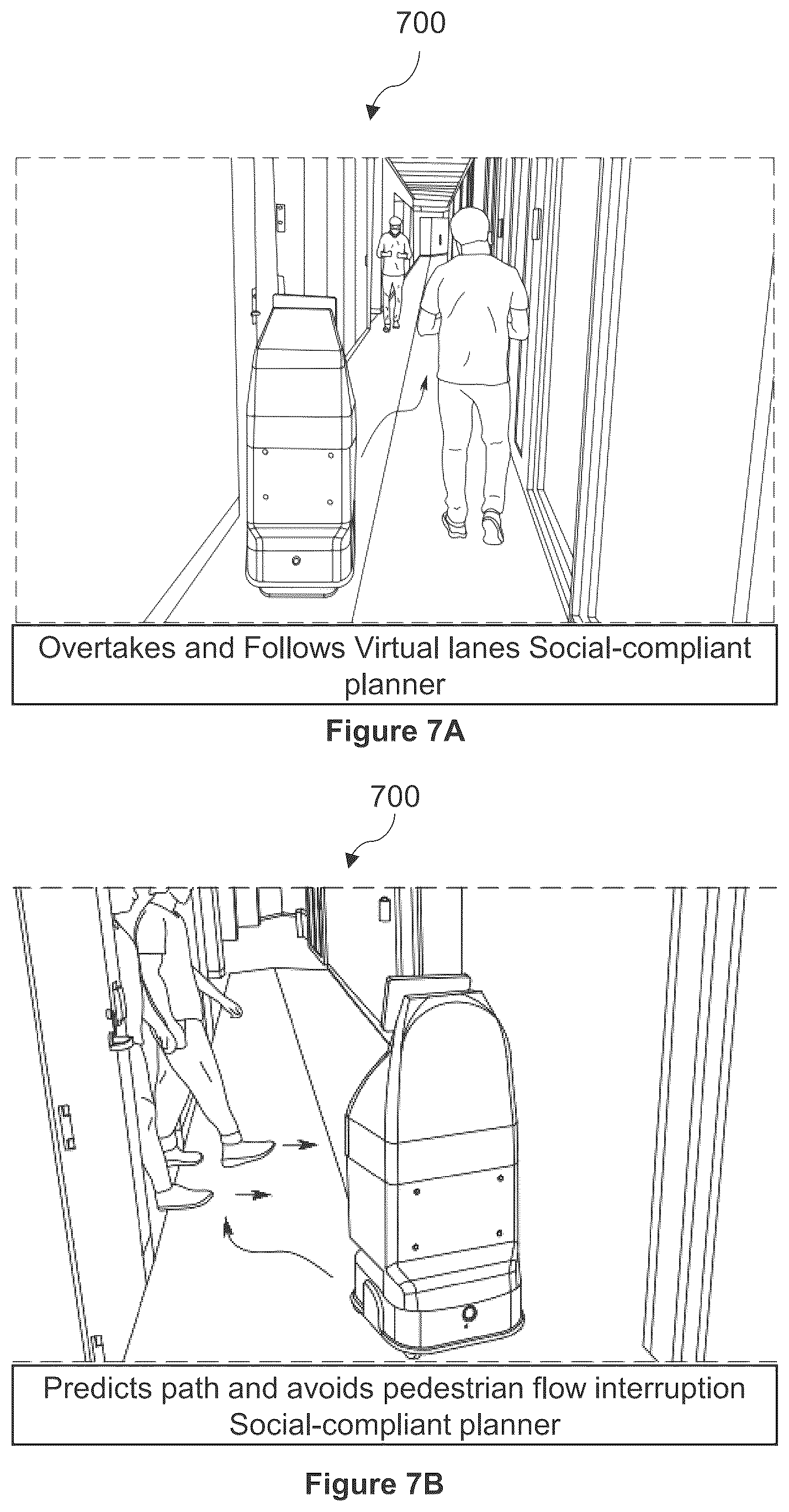 Patent US12504765 Figure 10 – Artificial intelligence (AI)-based system for autonomous navigation of robotic devices in dynamic human-centric environments and method thereof