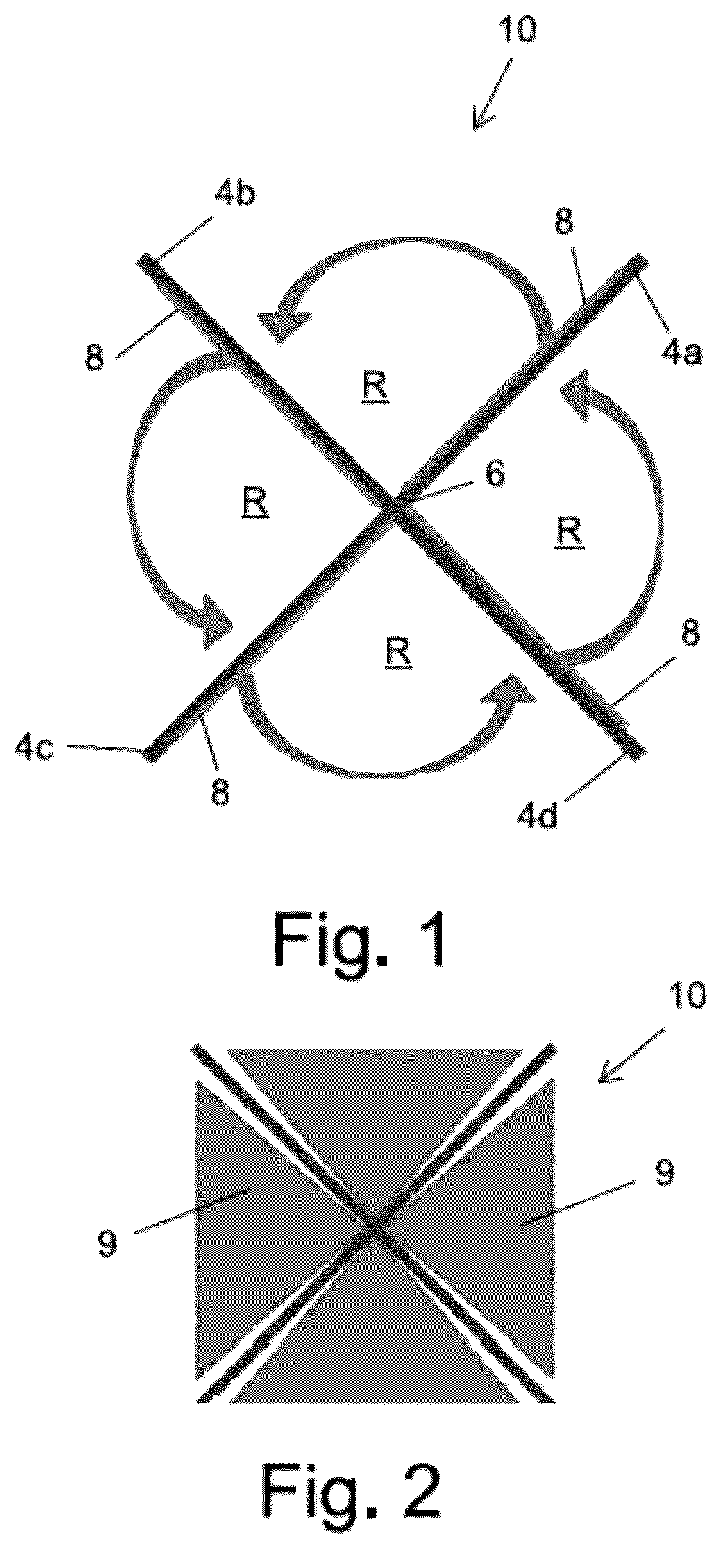 Patent US12504770 Figure 1 – Method and system for decelerating and redirecting an airborne platform