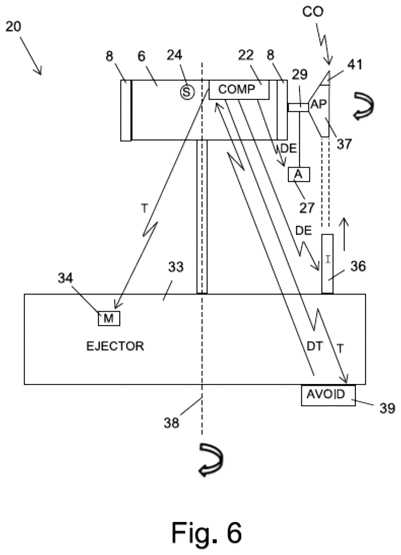 Patent US12504770 Figure 6 – Method and system for decelerating and redirecting an airborne platform