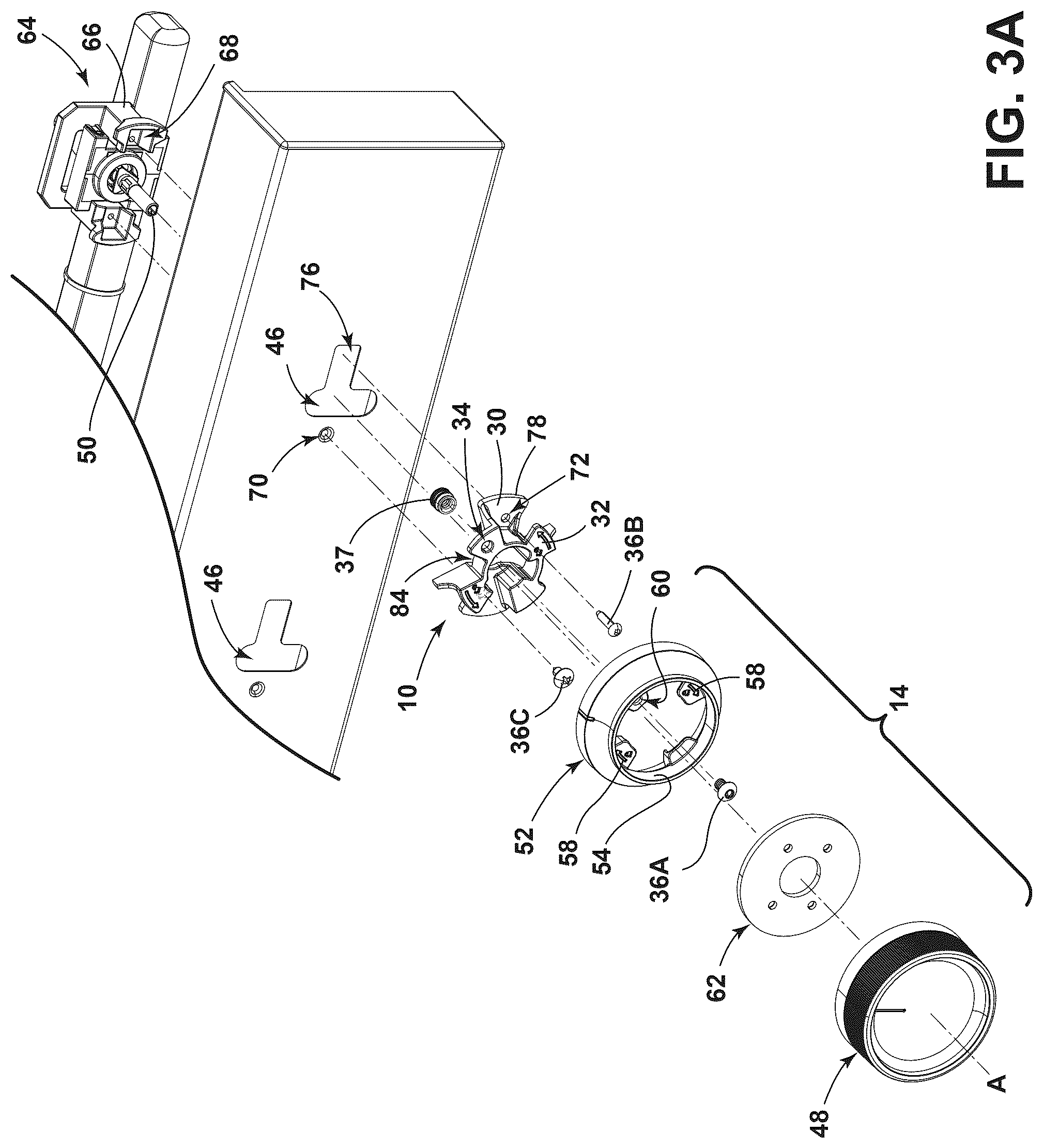 Patent US12504777 Figure 3 – Systems for interchangeable knob assemblies