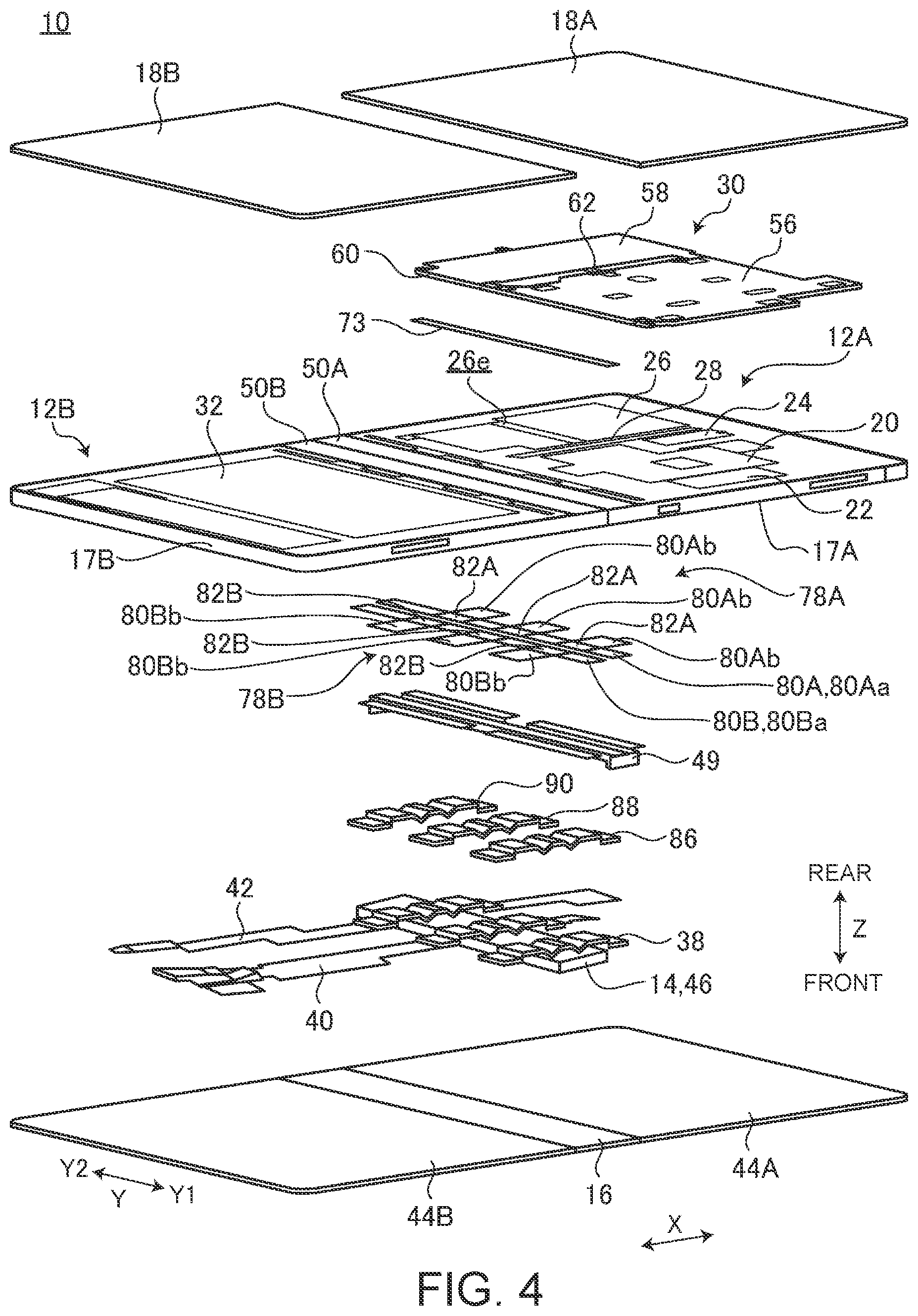 Patent US12504782 Figure 4 – Electronic apparatus
