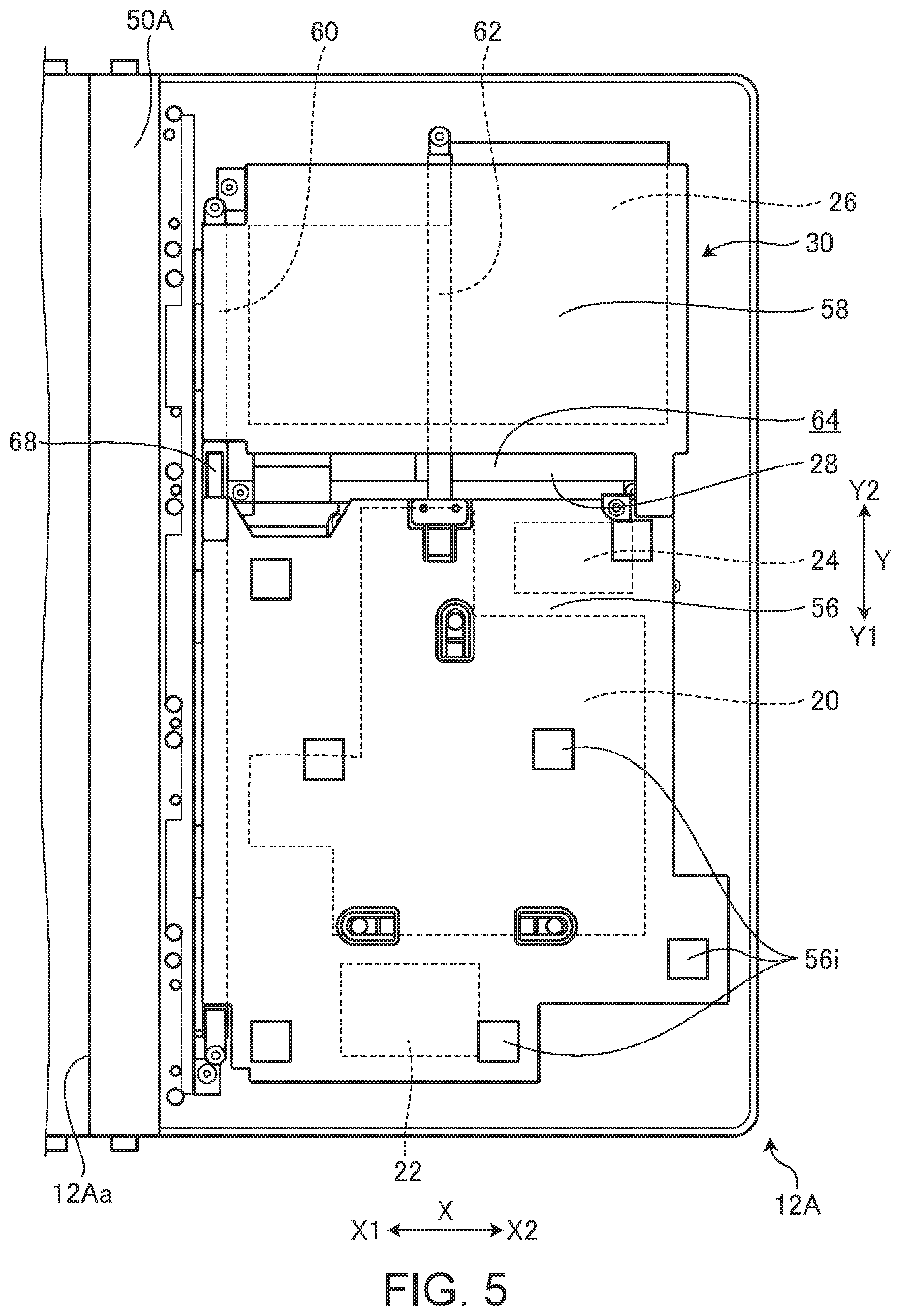 Patent US12504782 Figure 5 – Electronic apparatus