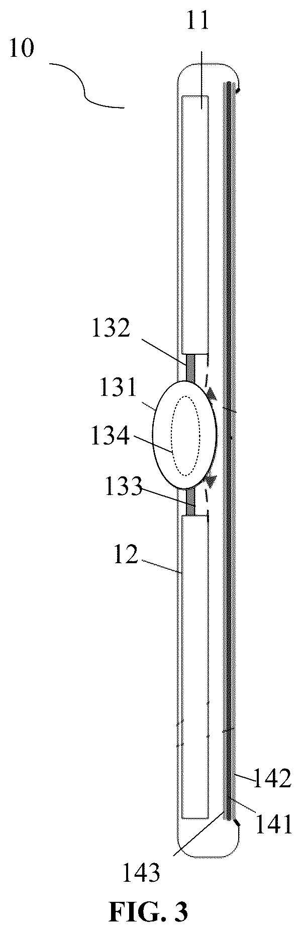 Patent US12504783 Figure 3 – Inward folding electronic device
