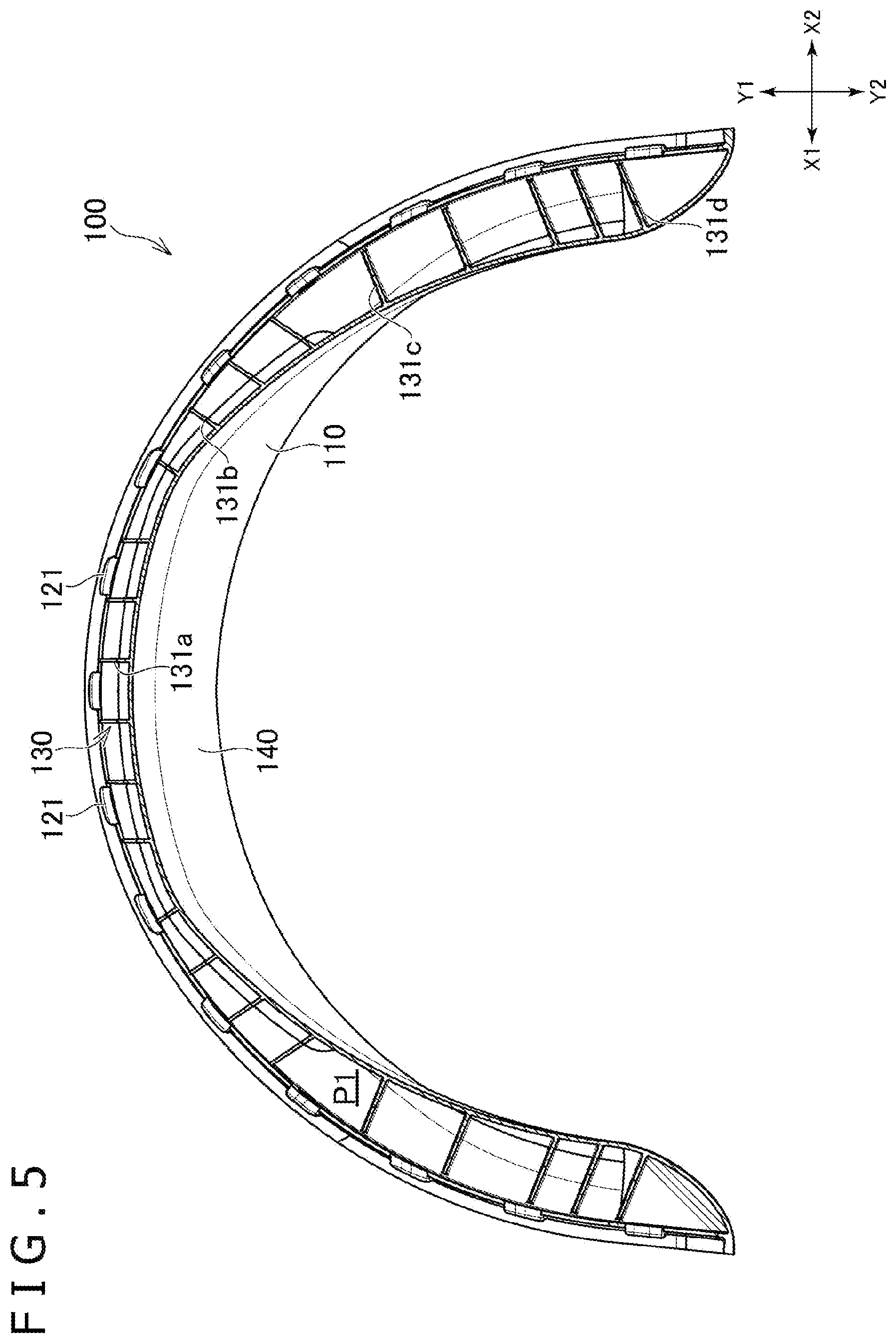 Patent US12504785 Figure 5 – Head pad and head-mounted display