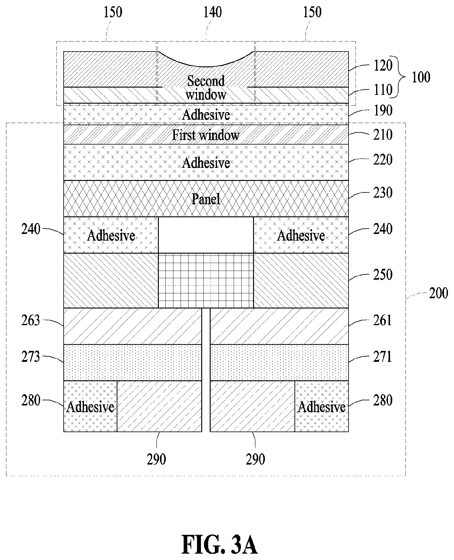 Patent US12504788 Figure 3 – Electronic devices including polymer layer having pattern formed thereon