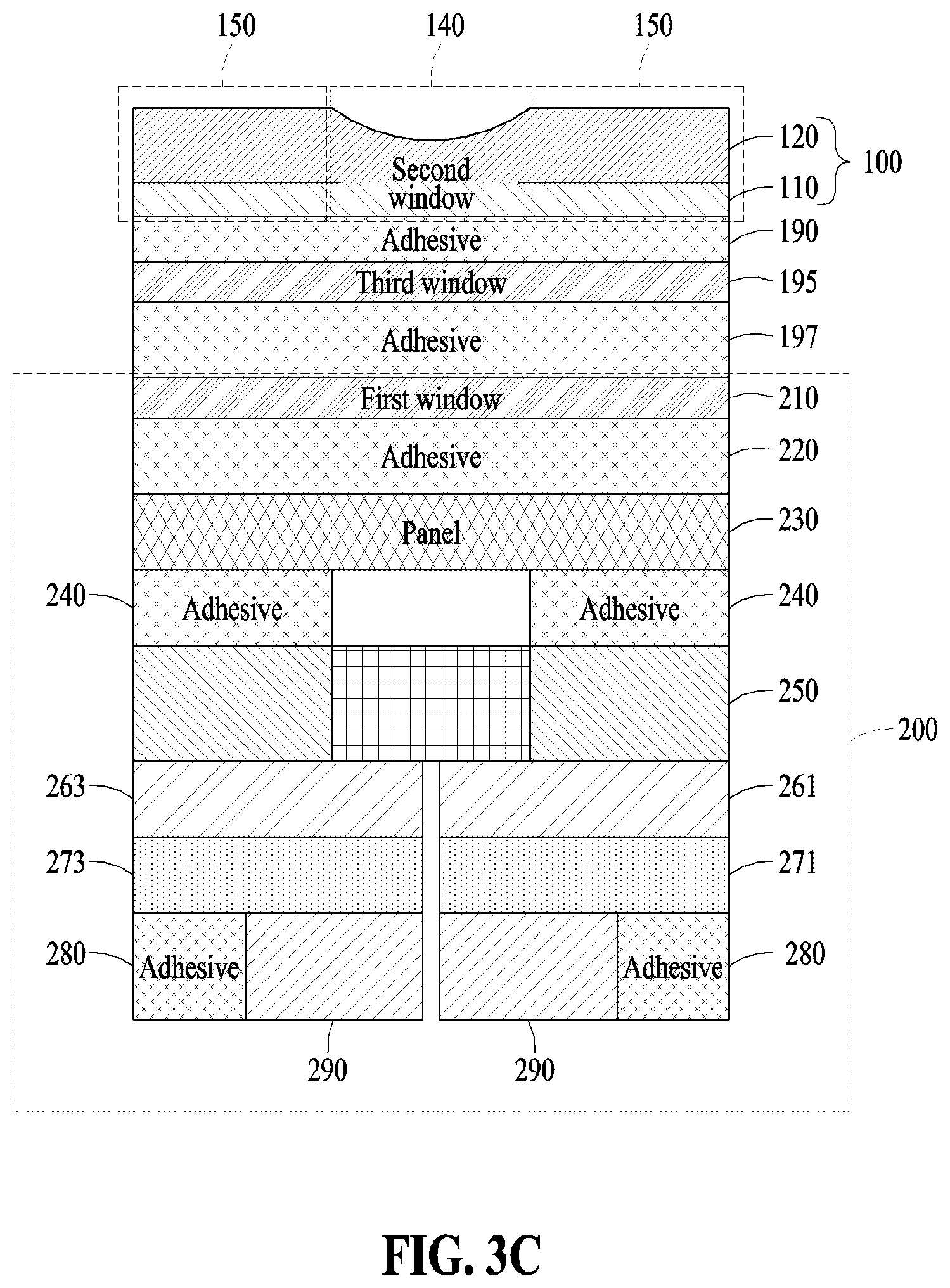 Patent US12504788 Figure 5 – Electronic devices including polymer layer having pattern formed thereon