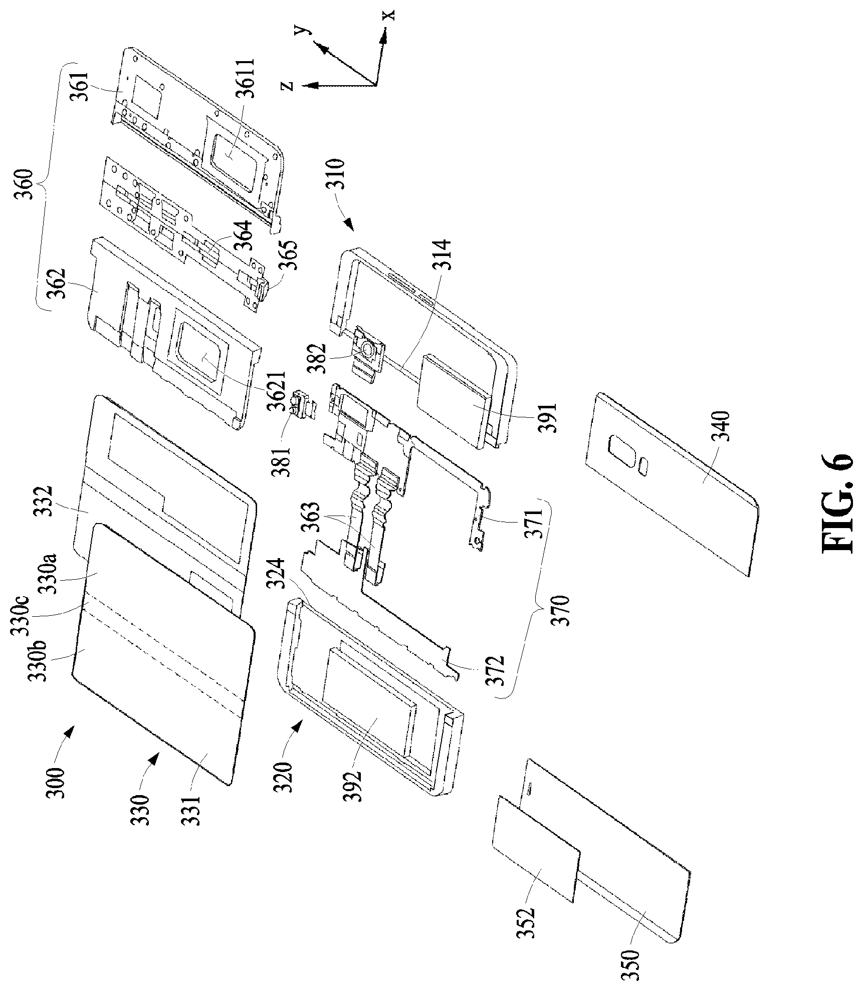 Patent US12504788 Figure 8 – Electronic devices including polymer layer having pattern formed thereon