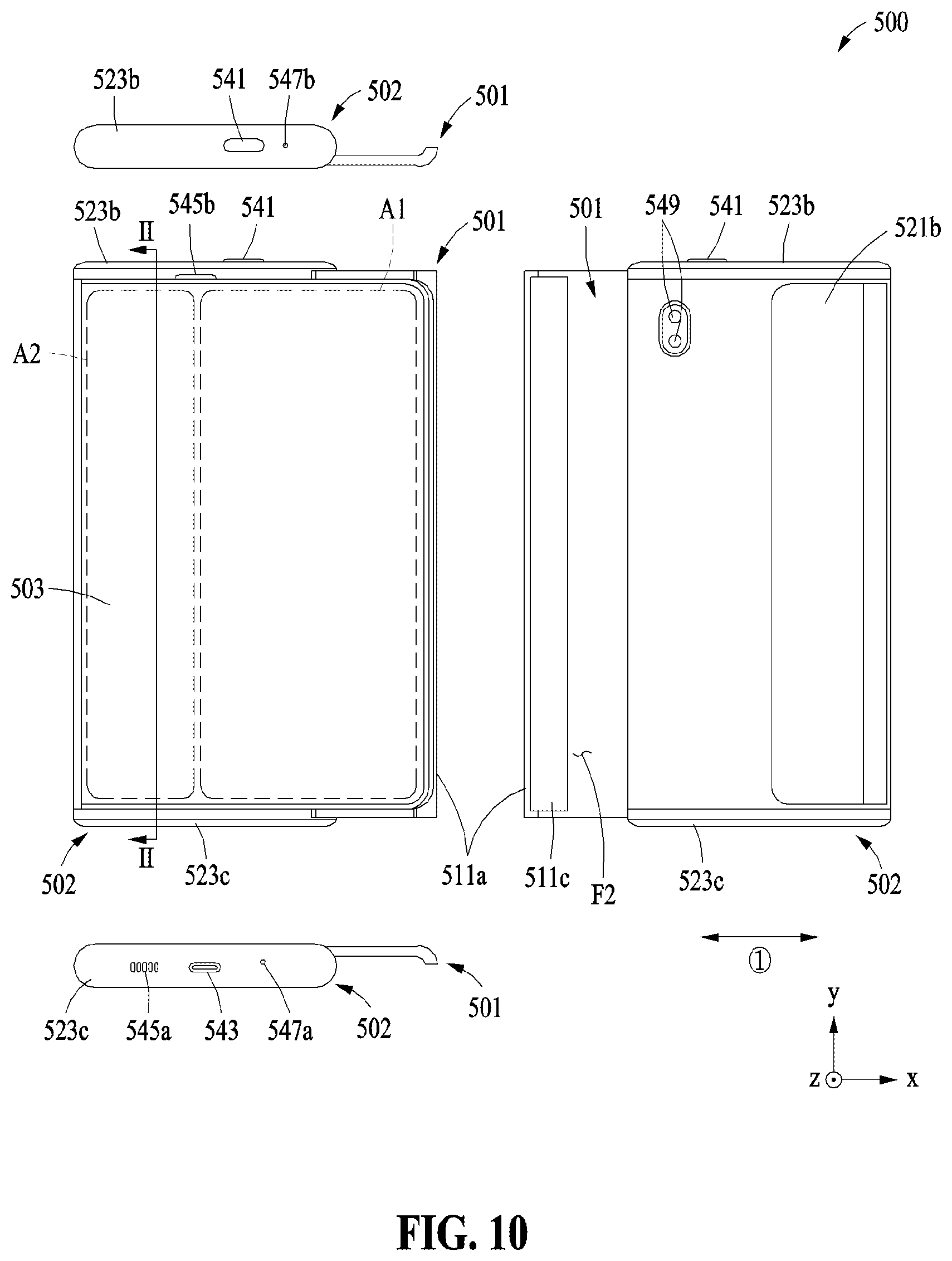 Patent US12504788 Figure 12 – Electronic devices including polymer layer having pattern formed thereon