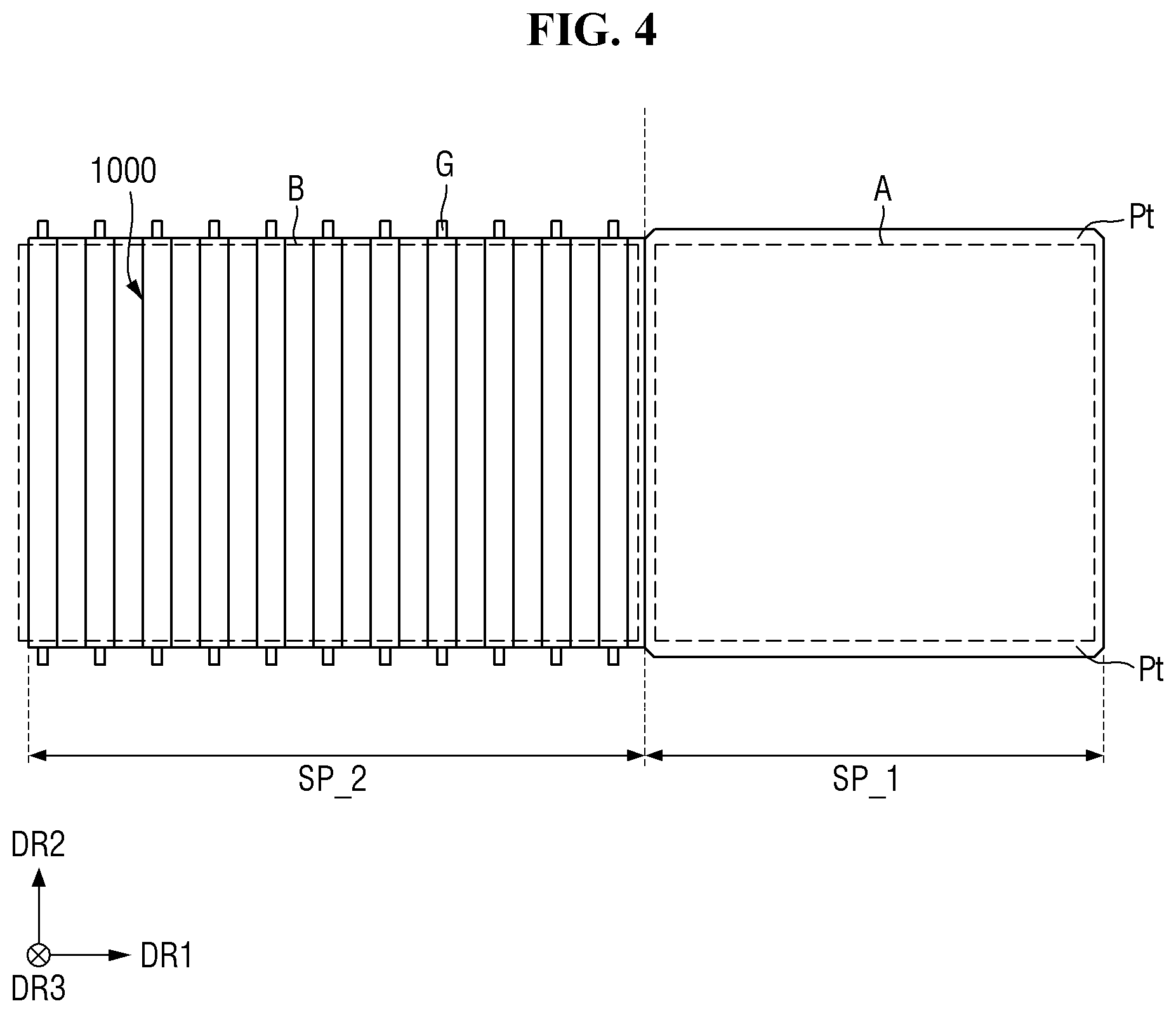 Patent US12504790 Figure 4 – Display device and method of manufacturing the same