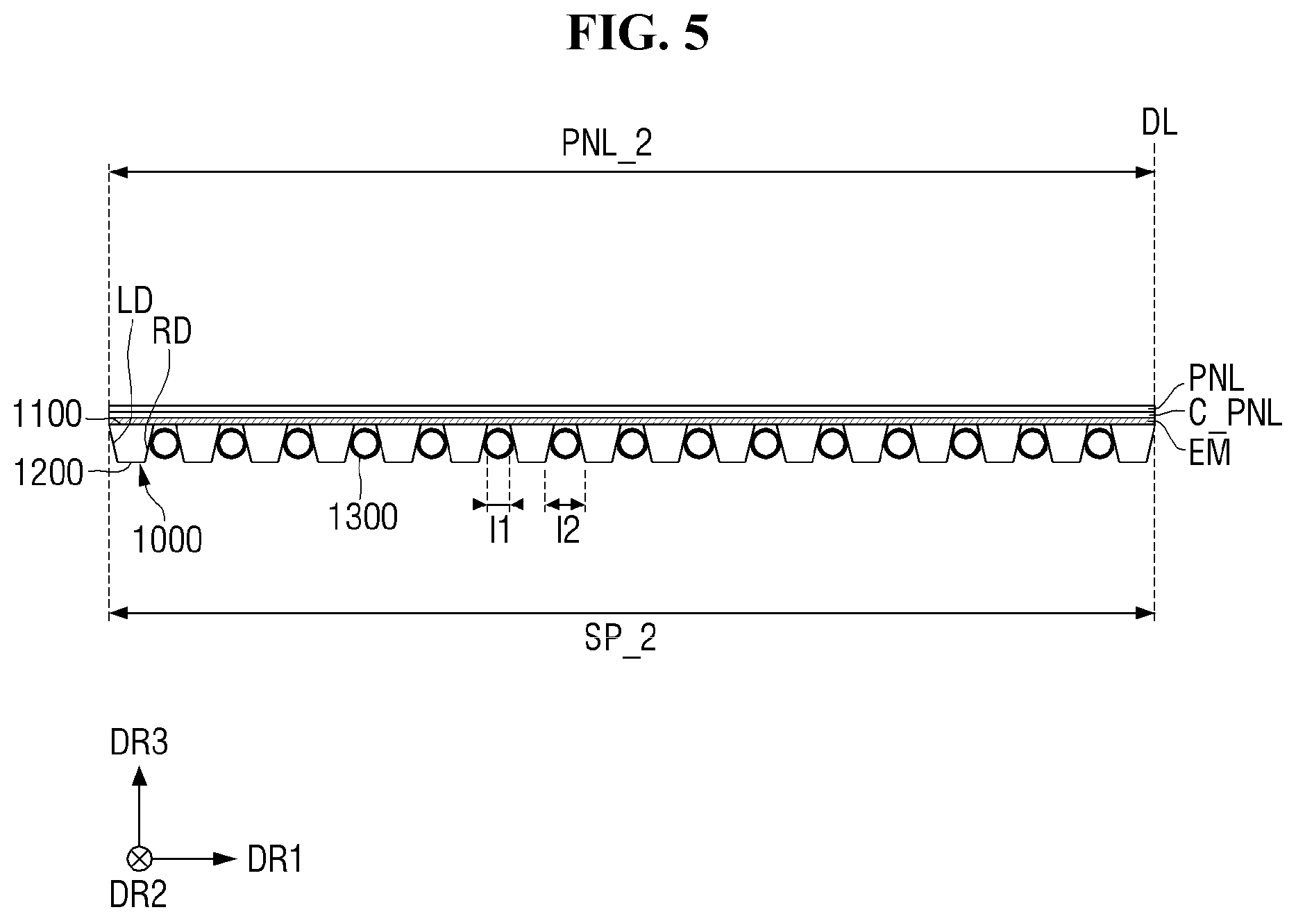 Patent US12504790 Figure 5 – Display device and method of manufacturing the same