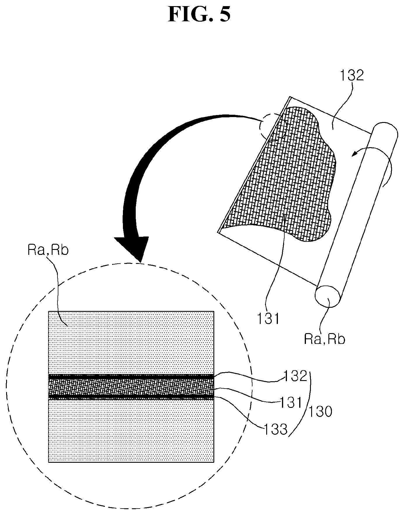 Patent US12504791 Figure 5 – Display device