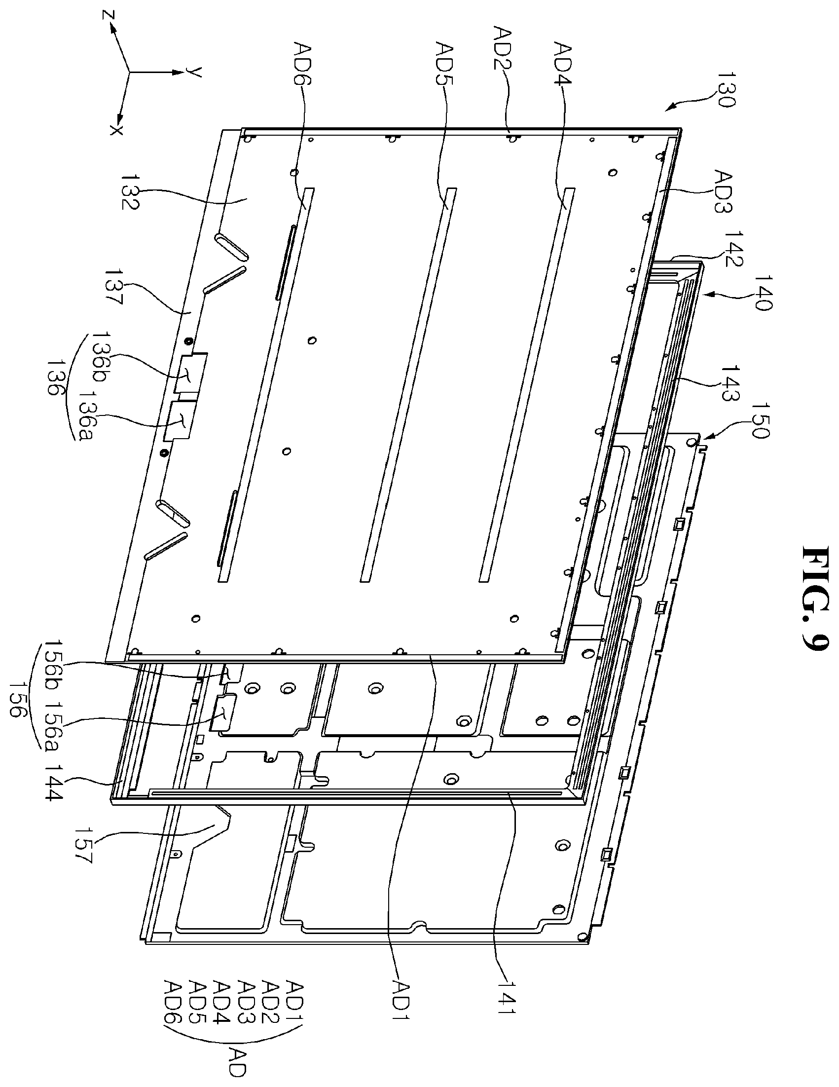 Patent US12504791 Figure 9 – Display device