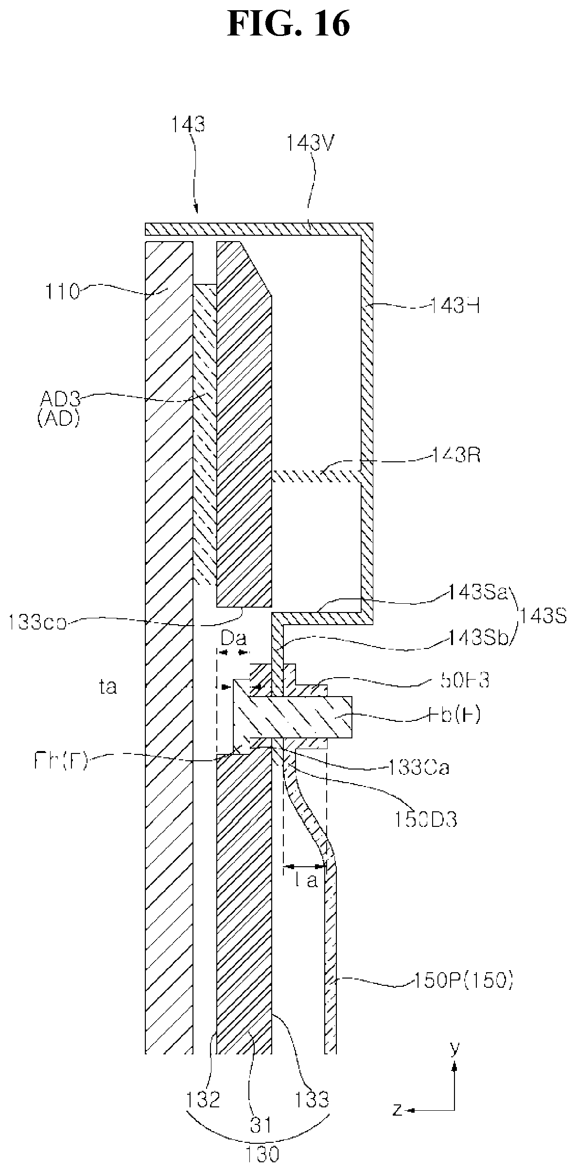 Patent US12504791 Figure 16 – Display device