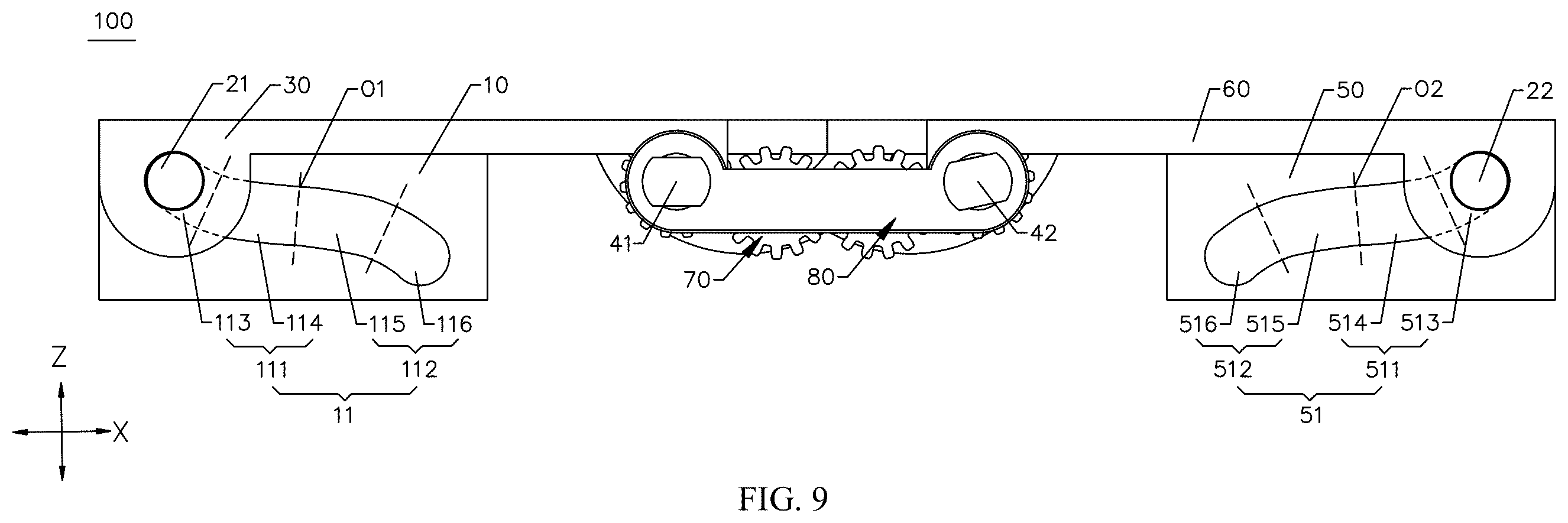 Patent US12504792 Figure 6 – Foldable assembly and electronic device
