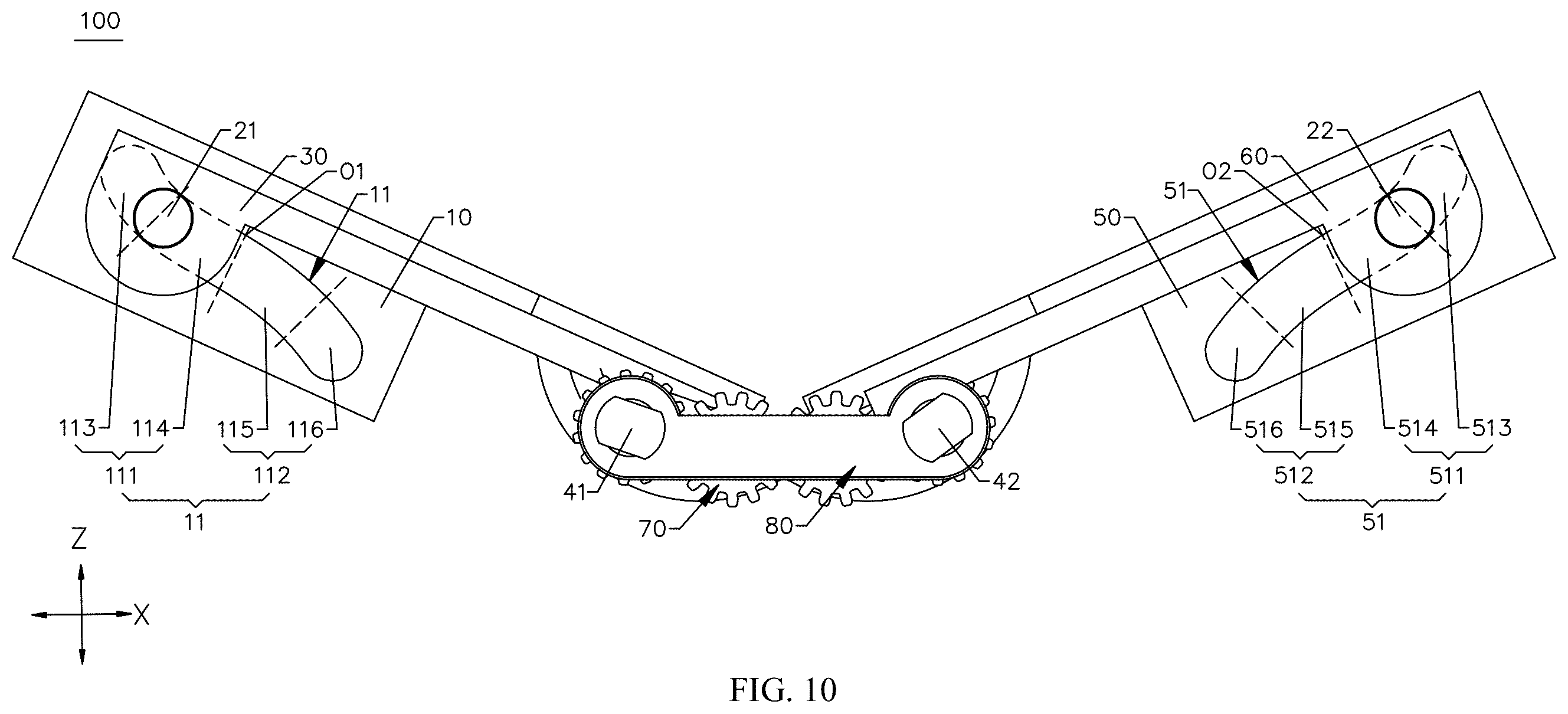 Patent US12504792 Figure 7 – Foldable assembly and electronic device